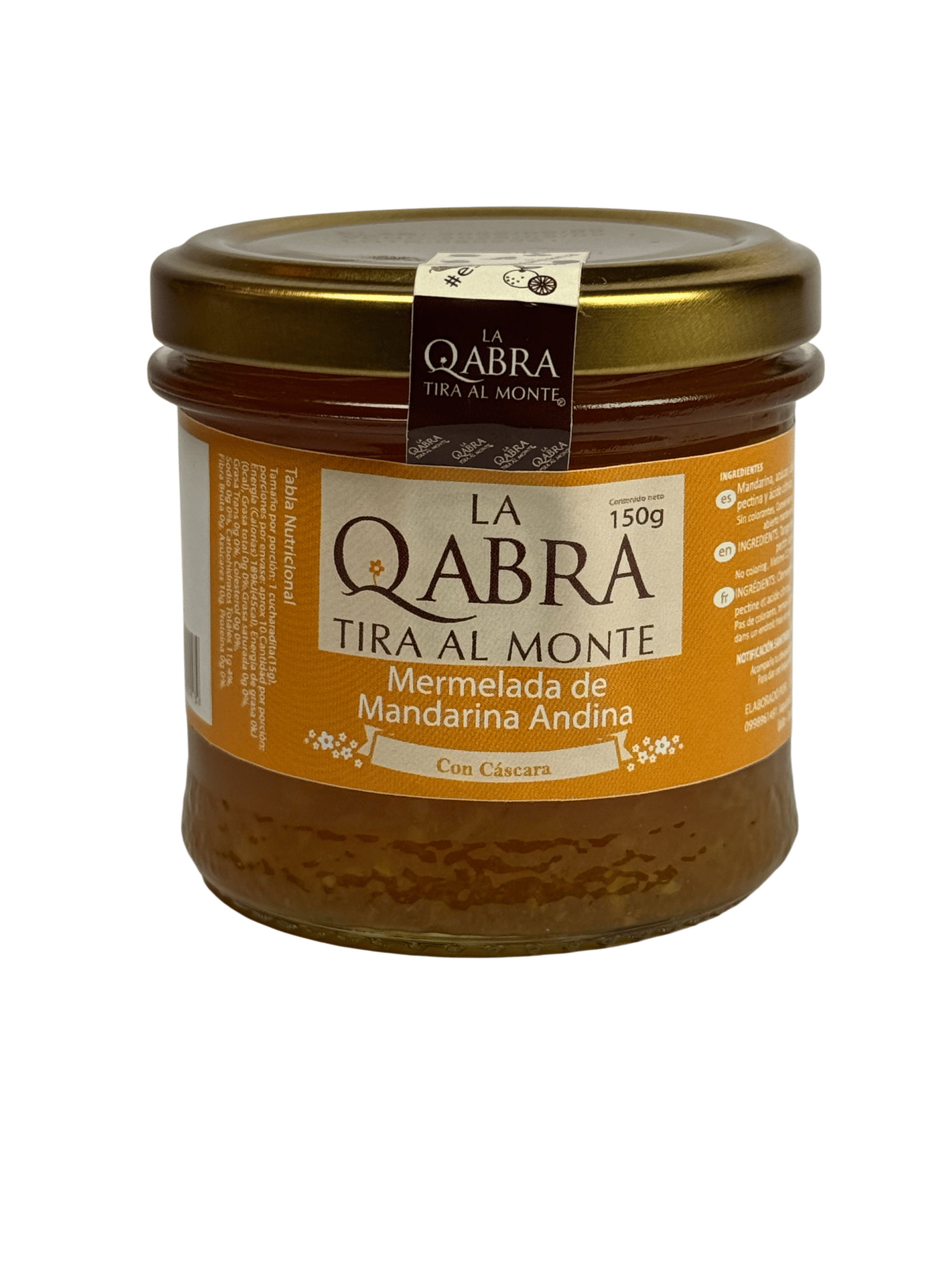 LA QABRA TIRA AL MONTE - Mermelada de mandarina andina