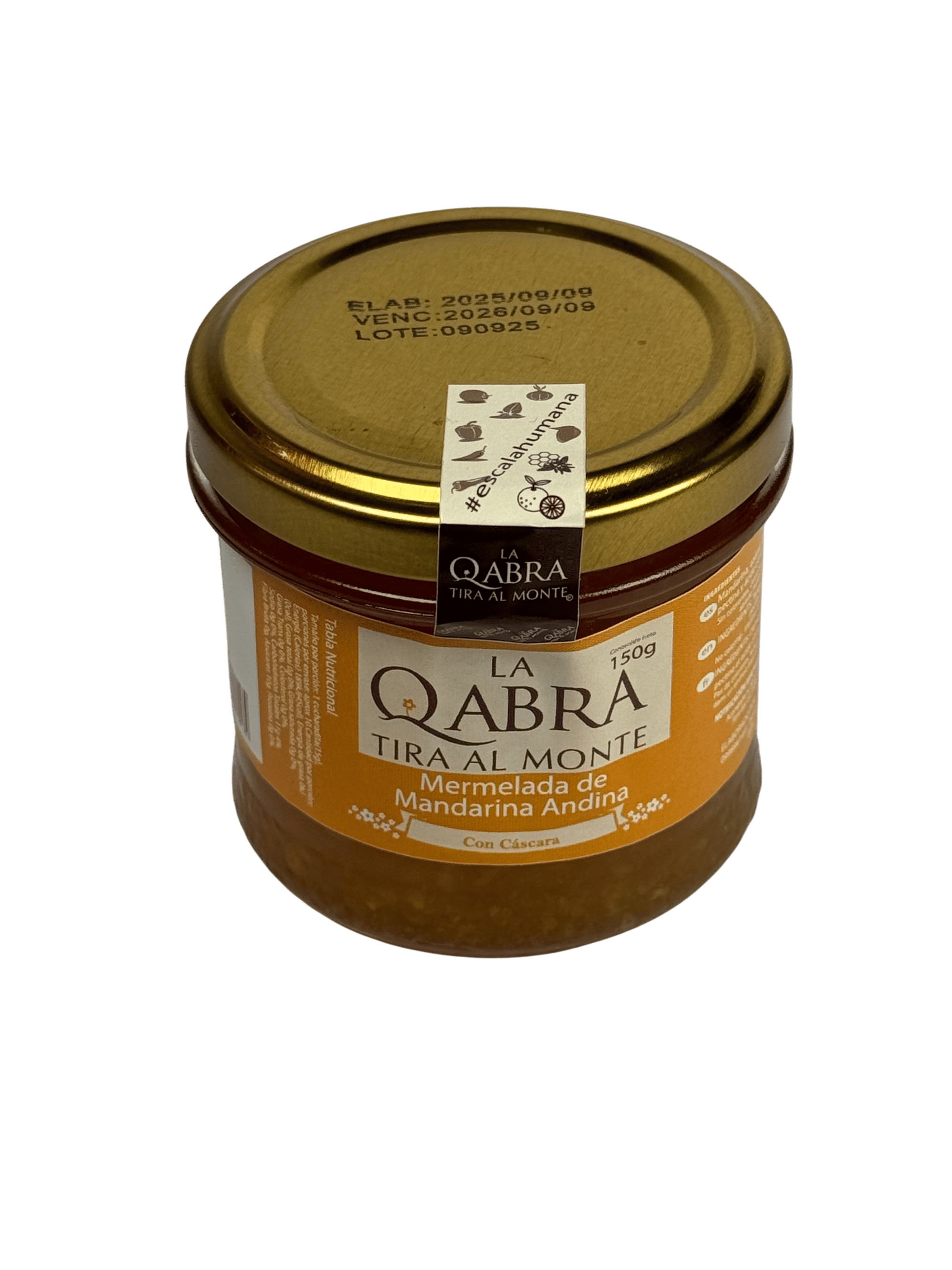 LA QABRA TIRA AL MONTE - Mermelada de mandarina andina