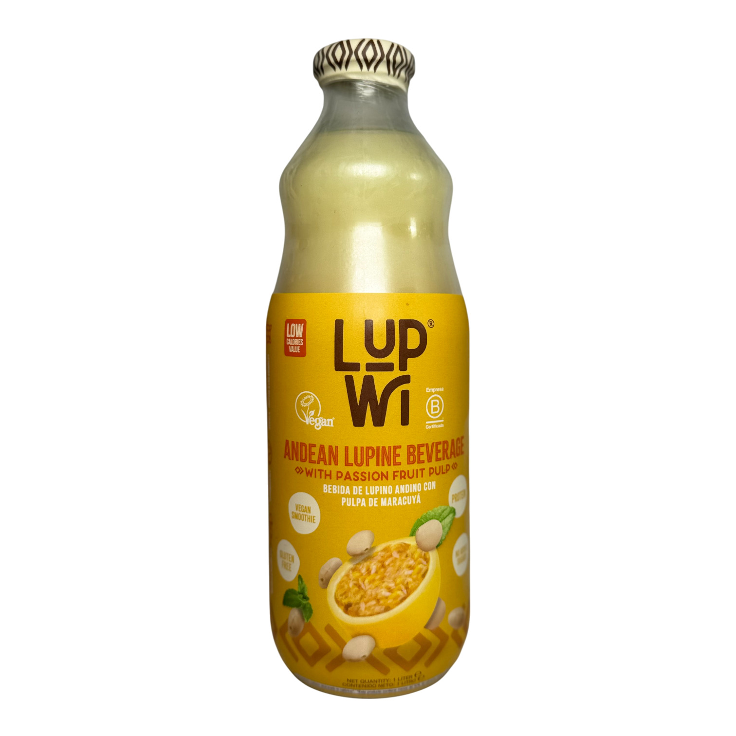 LUP WI - Bebida de lupino andino con pulpa de maracuyá