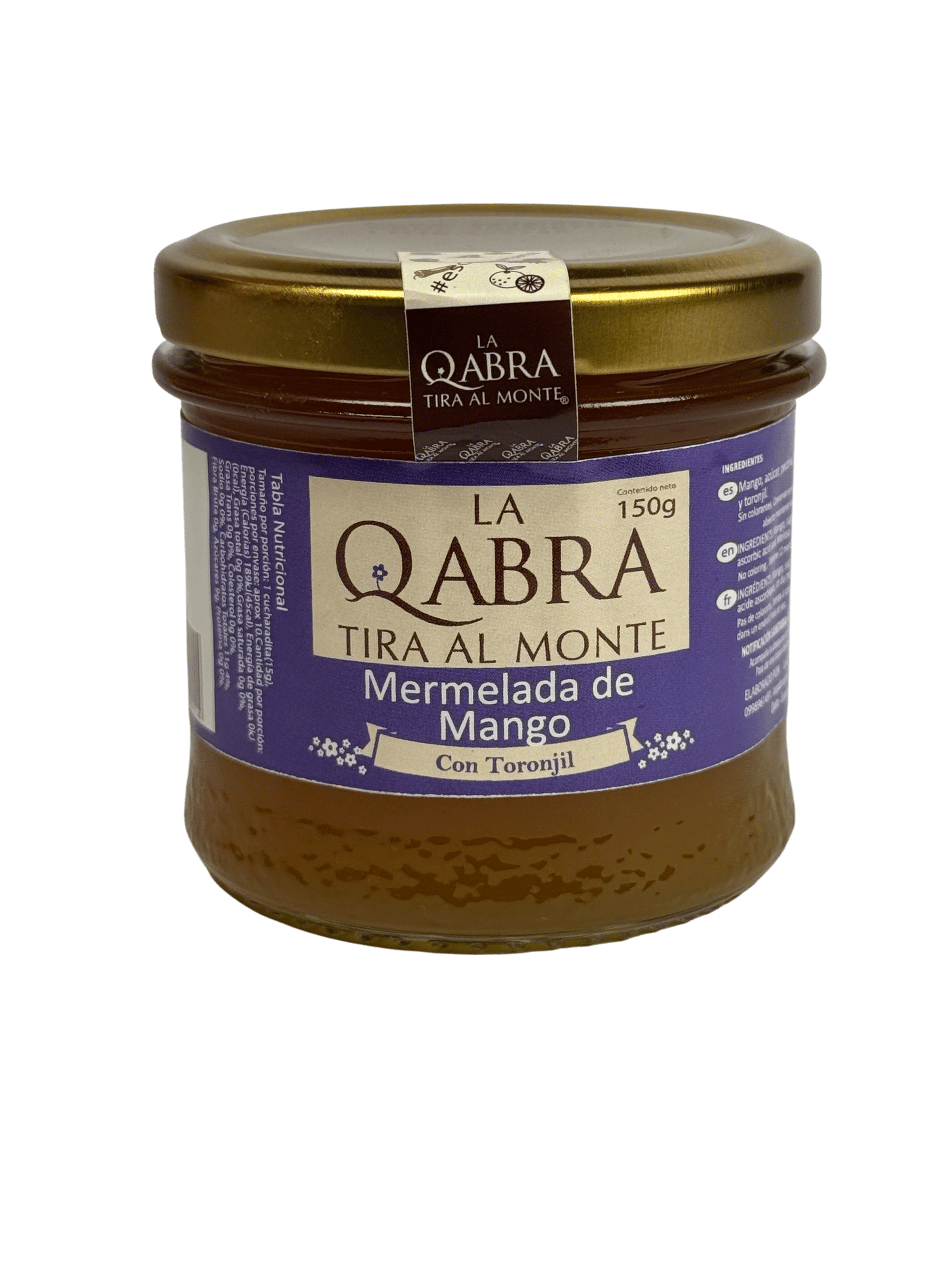 LA QABRA TIRA AL MONTE - Mermelada de Mango con Toronjil