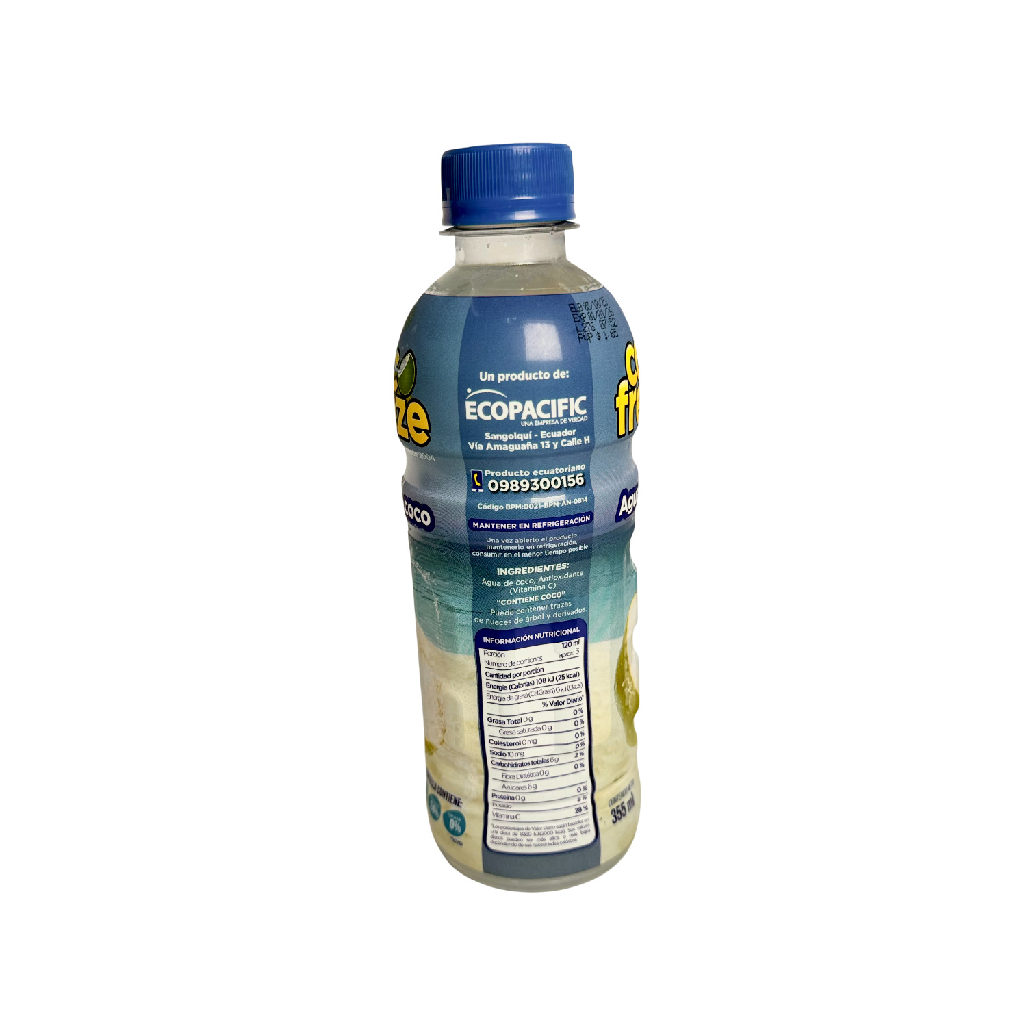 ECOPACIFIC. COCO FREEZE - Agua de coco
