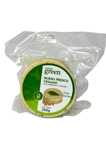 CORDON GREEN - Queso fresco vegano - Finas Hierbas