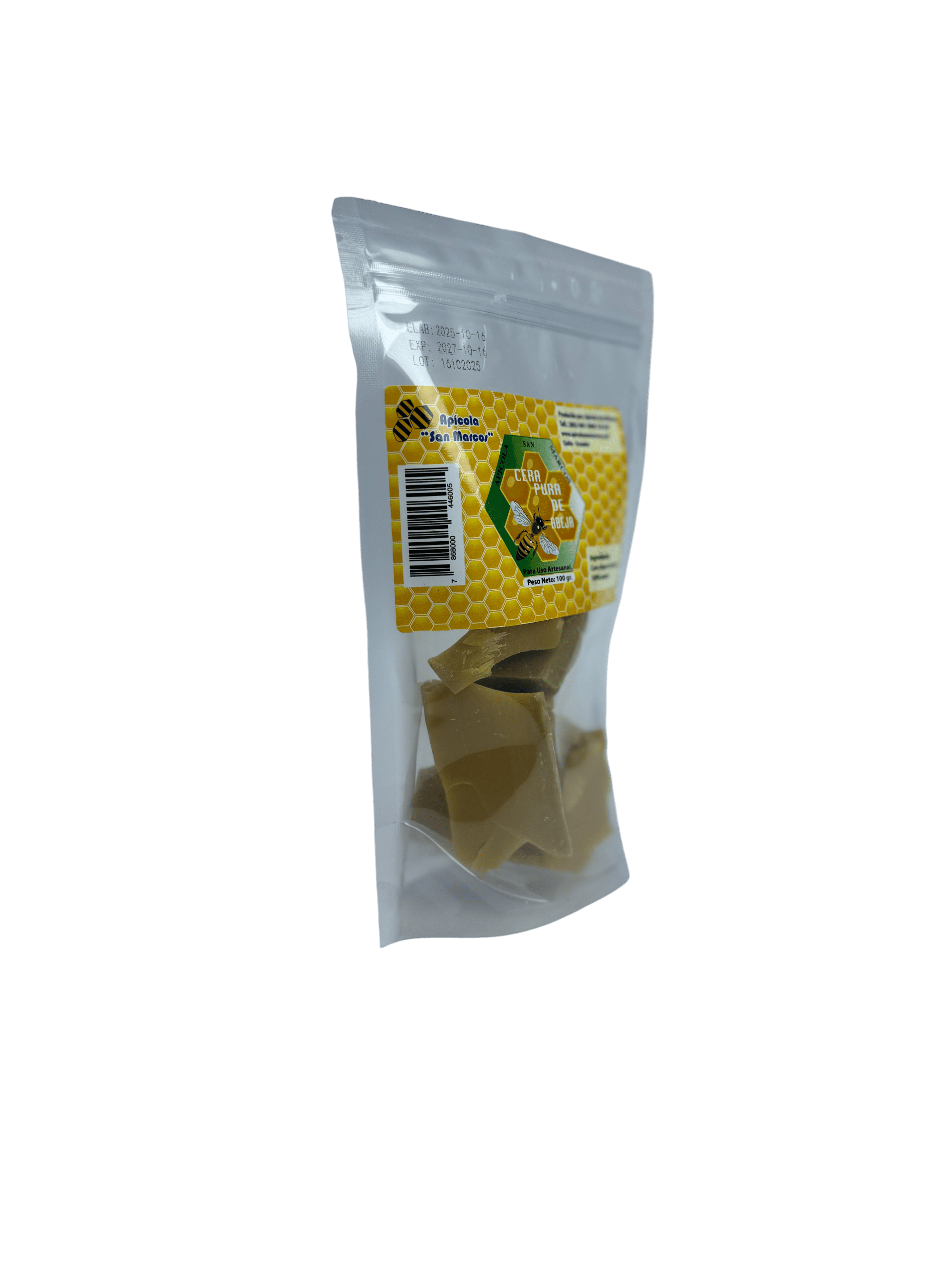 APÍCOLA SAN MARCOS - Cera pura de abeja