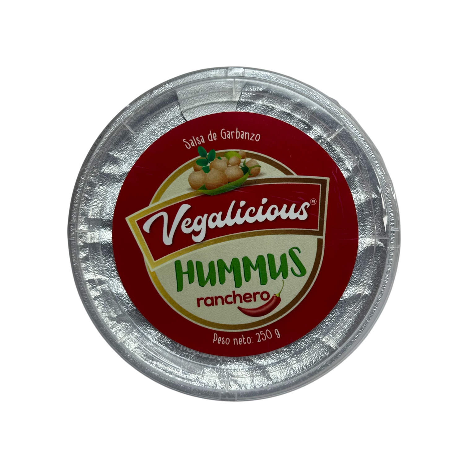 VEGALICIOS - Salsa de garbanzo - HUMMUS Ranchero