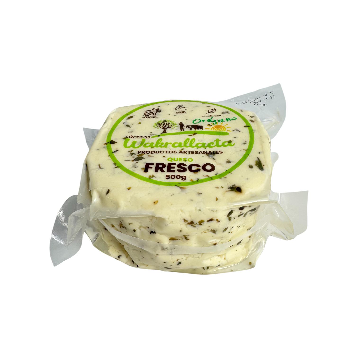 WAKRALLACTA - Queso fresco con orégano