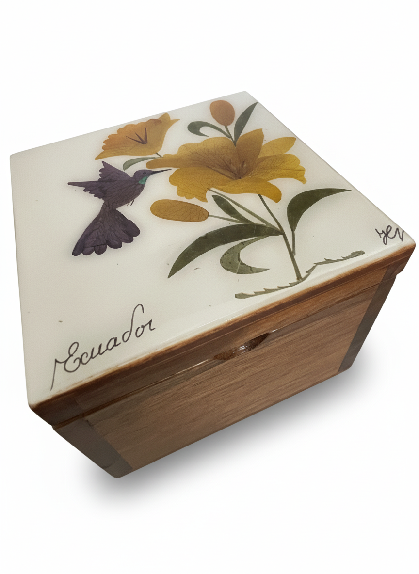 Portavasos decorativos con diseño en pétalos de flores