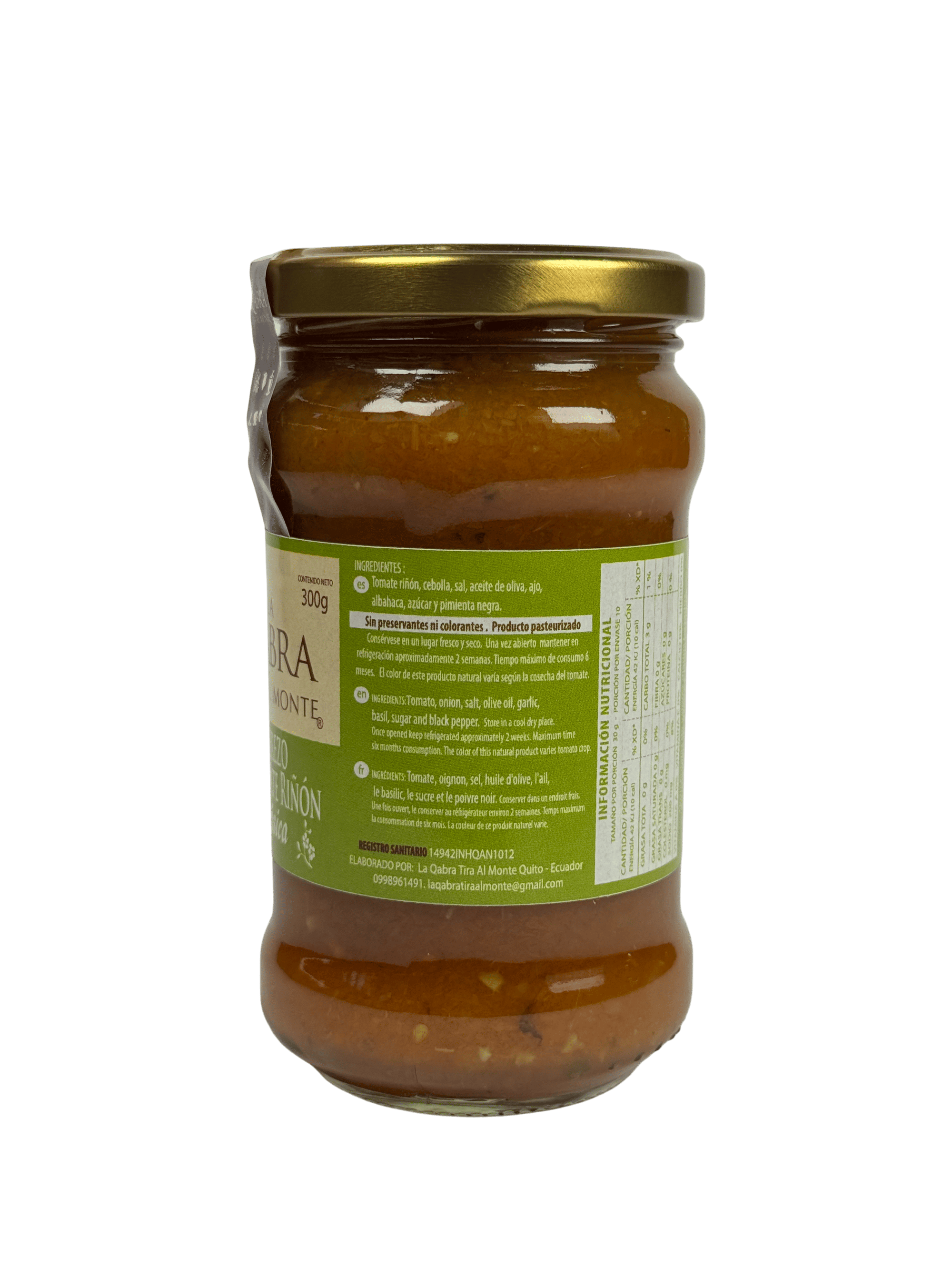LA QABRA TIRA AL MONTE - Aderezo de tomate riñón clásica