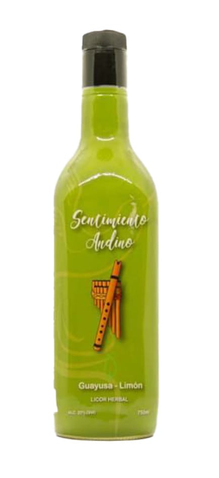 Licor Sentimiento Andino Guayusa-limón