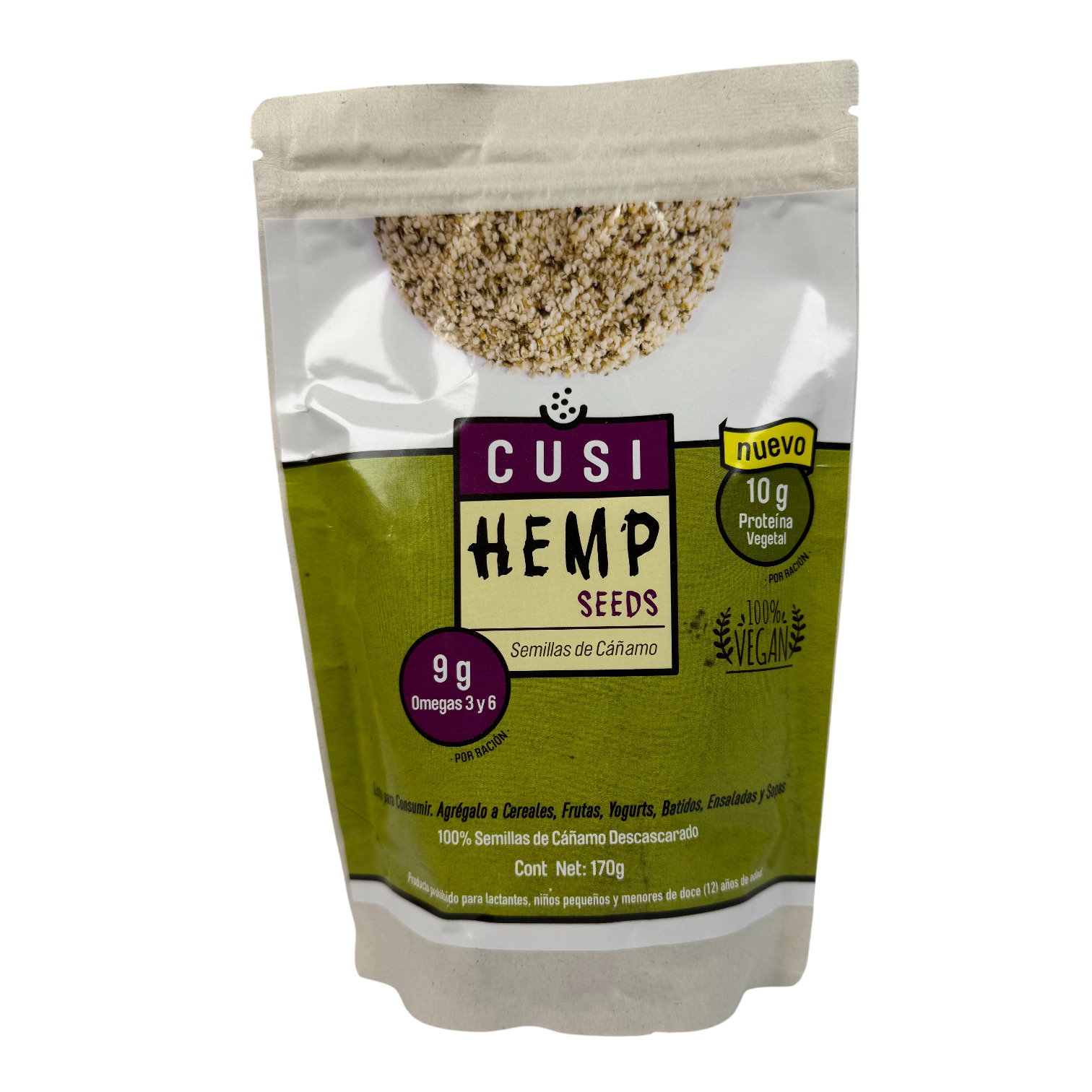 CUSI HEMP SEEDS - Semillas de cáñamo