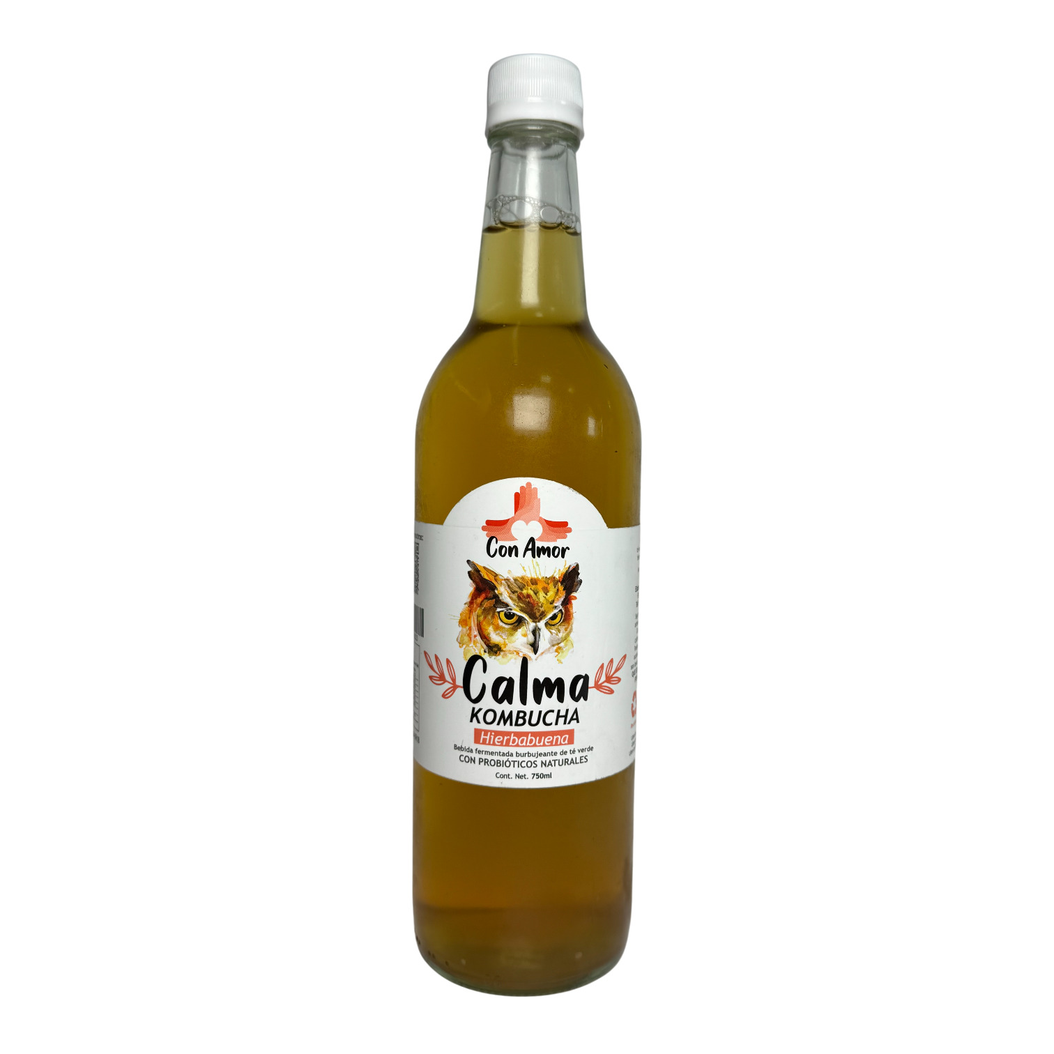 CON AMOR - Calma Kombucha. Hierbabuena