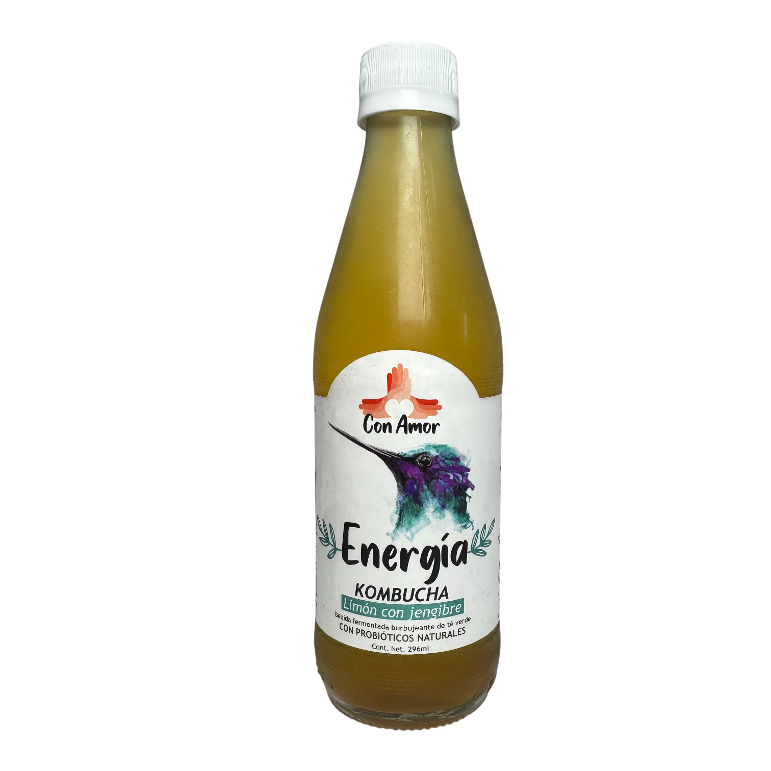 CON AMOR - Kombucha. Limón con jengibre