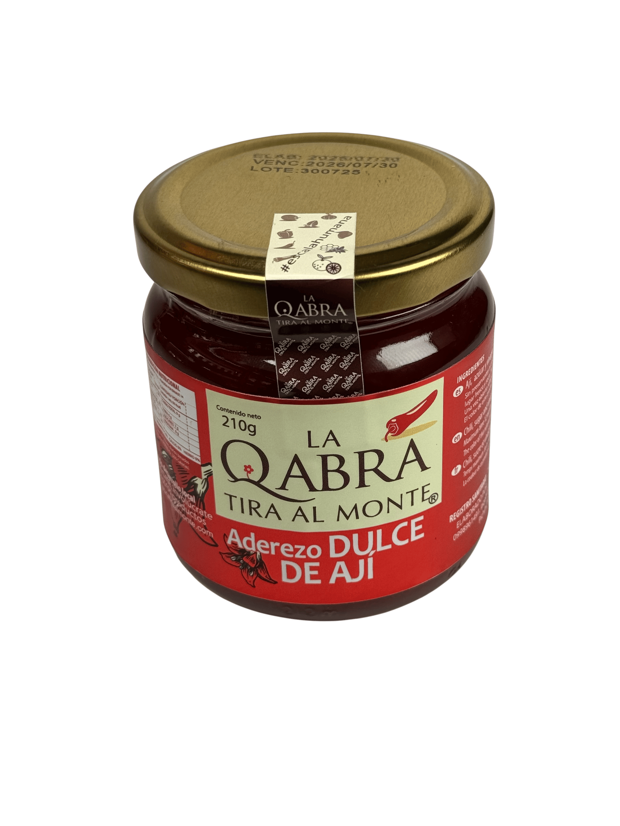 LA QABRA TIRA AL MONTE - Aderezo Dulce Aji