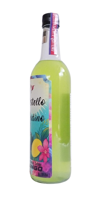 Destello Andino Licor Dulce Sabor Mango 750mL