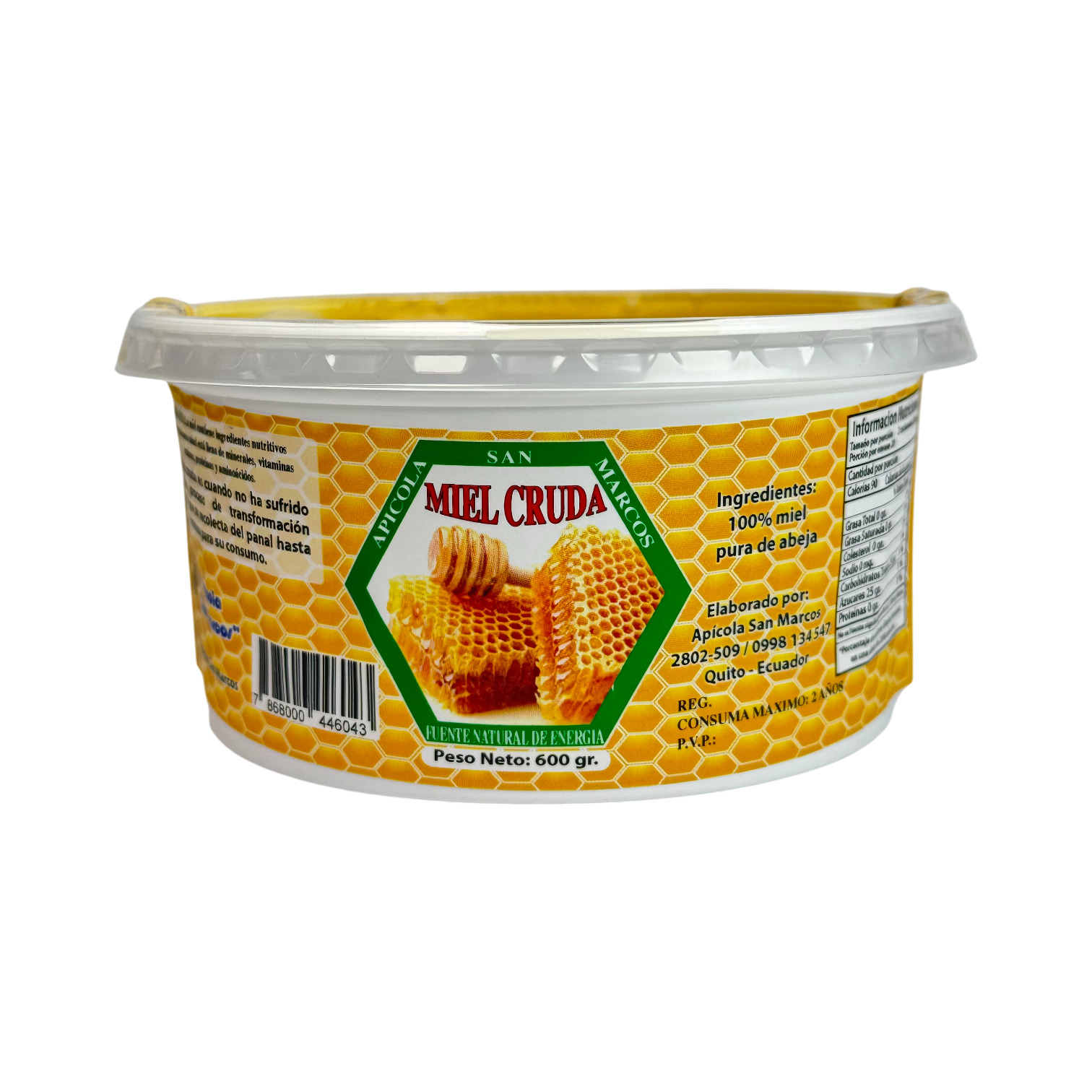 APÍCOLA SAN MARCOS - Miel cruda