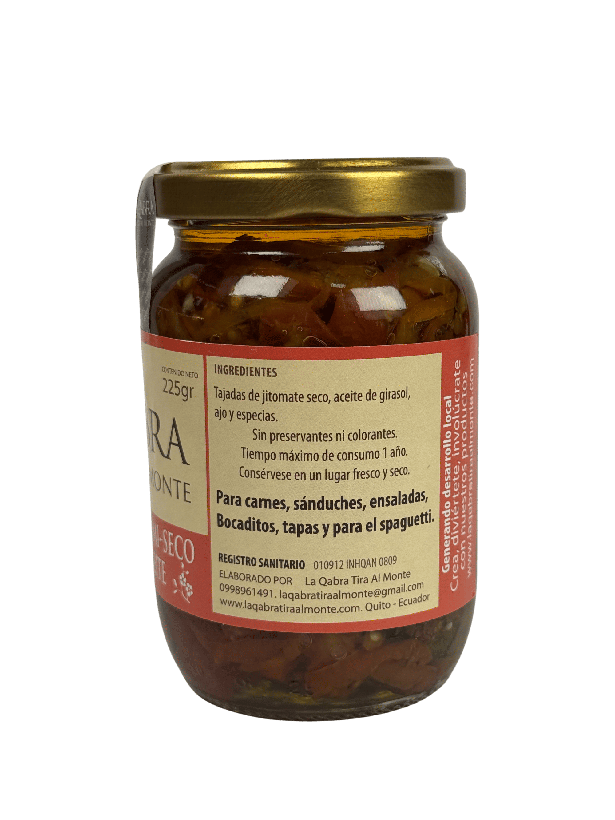 LA QABRA TIRA AL MONTE - Tomate semiseco en aceite