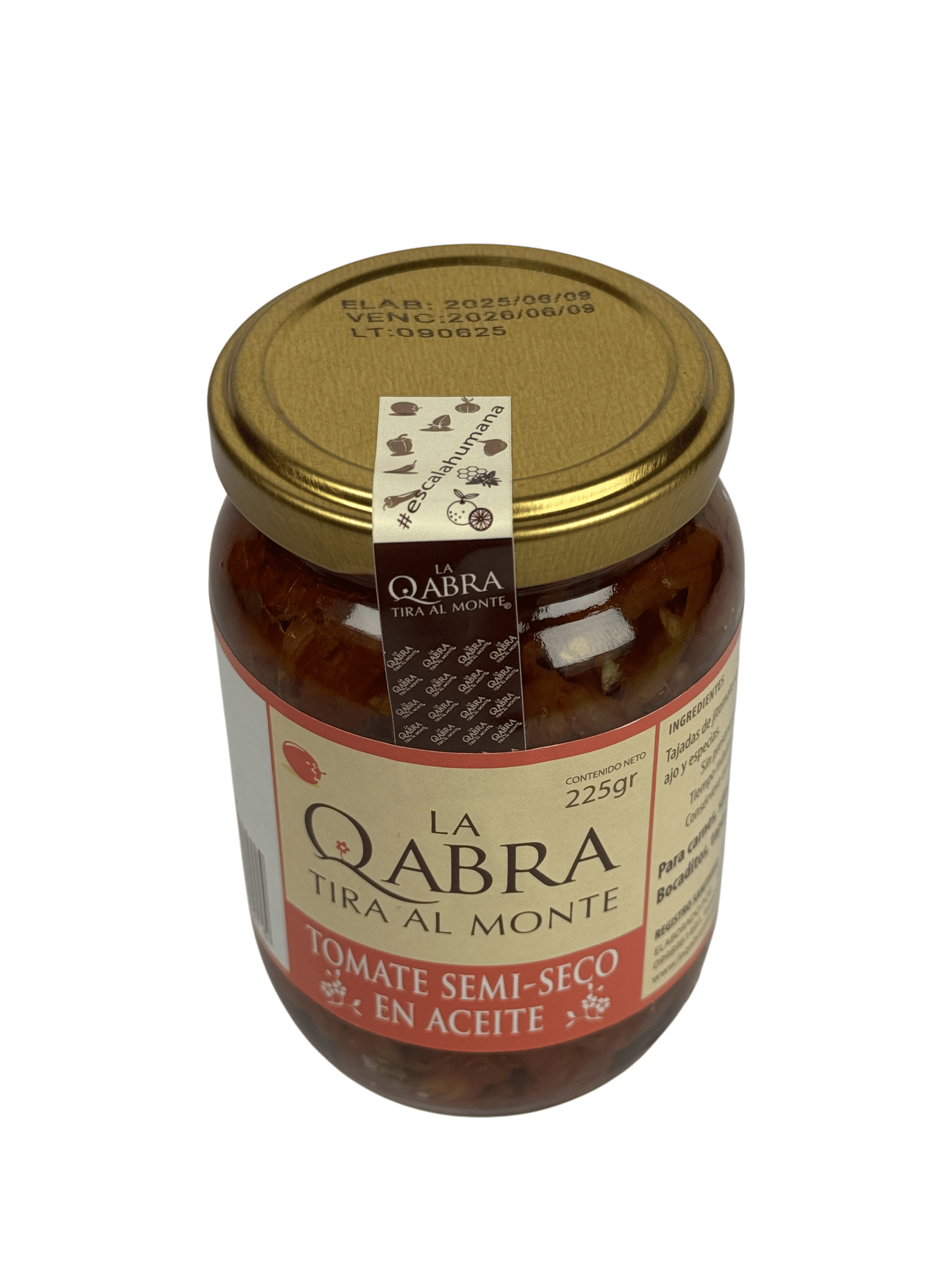 LA QABRA TIRA AL MONTE - Tomate semiseco en aceite