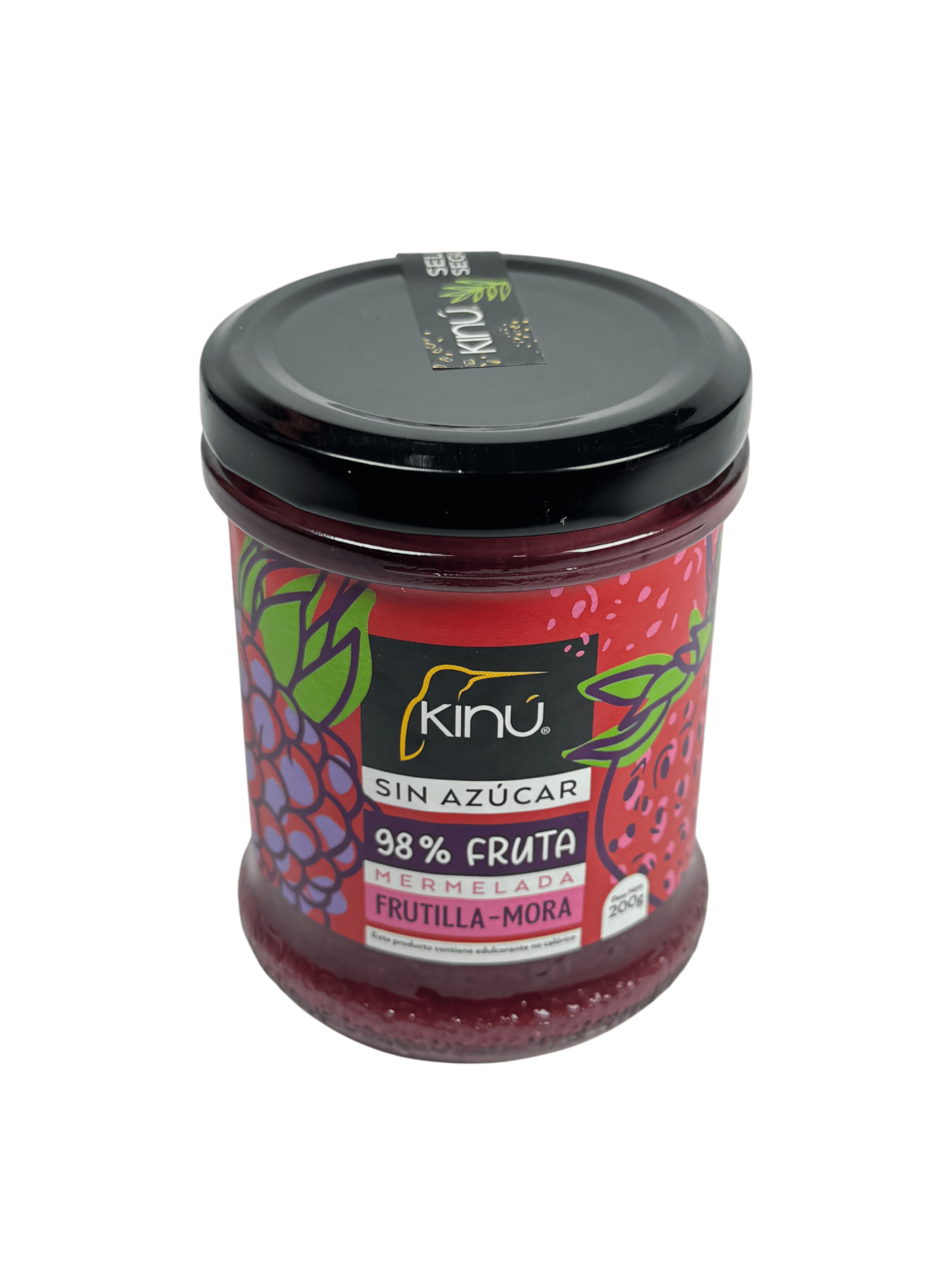 KINÚ SIN AZÚCAR - Mermelada de frutilla-mora