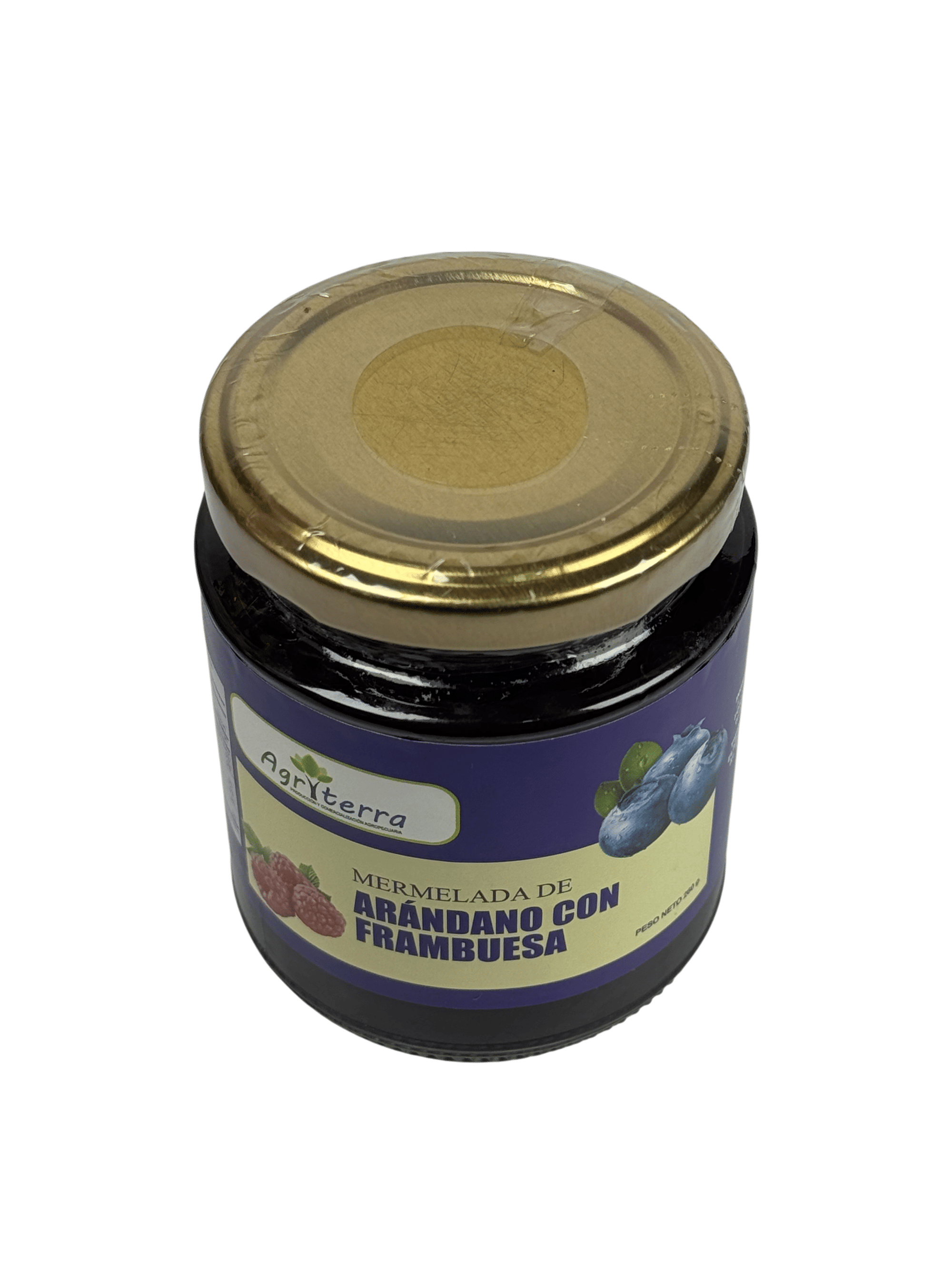 AGRITERRA - Mermelada de arándano con frambuesa