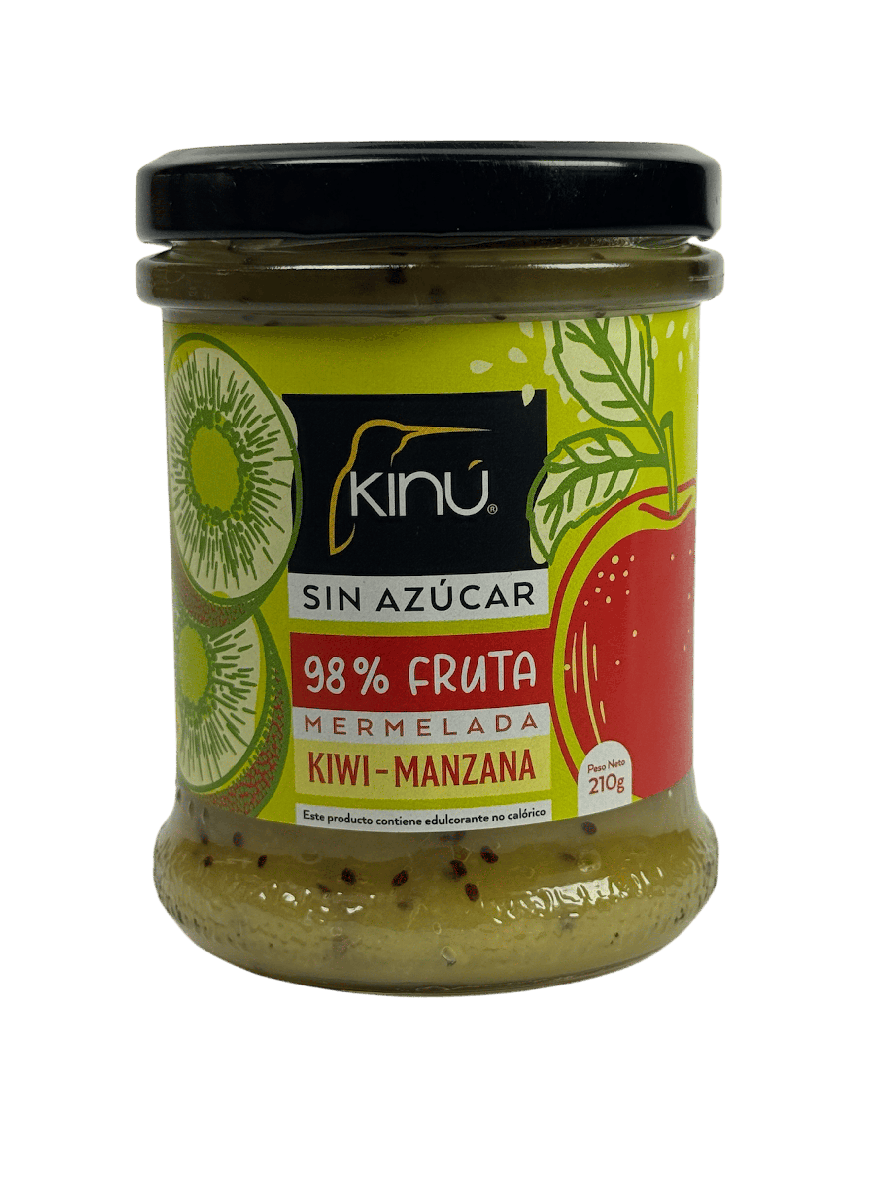 KINÚ SIN AZÚCAR - Mermelada de kiwi-manzana
