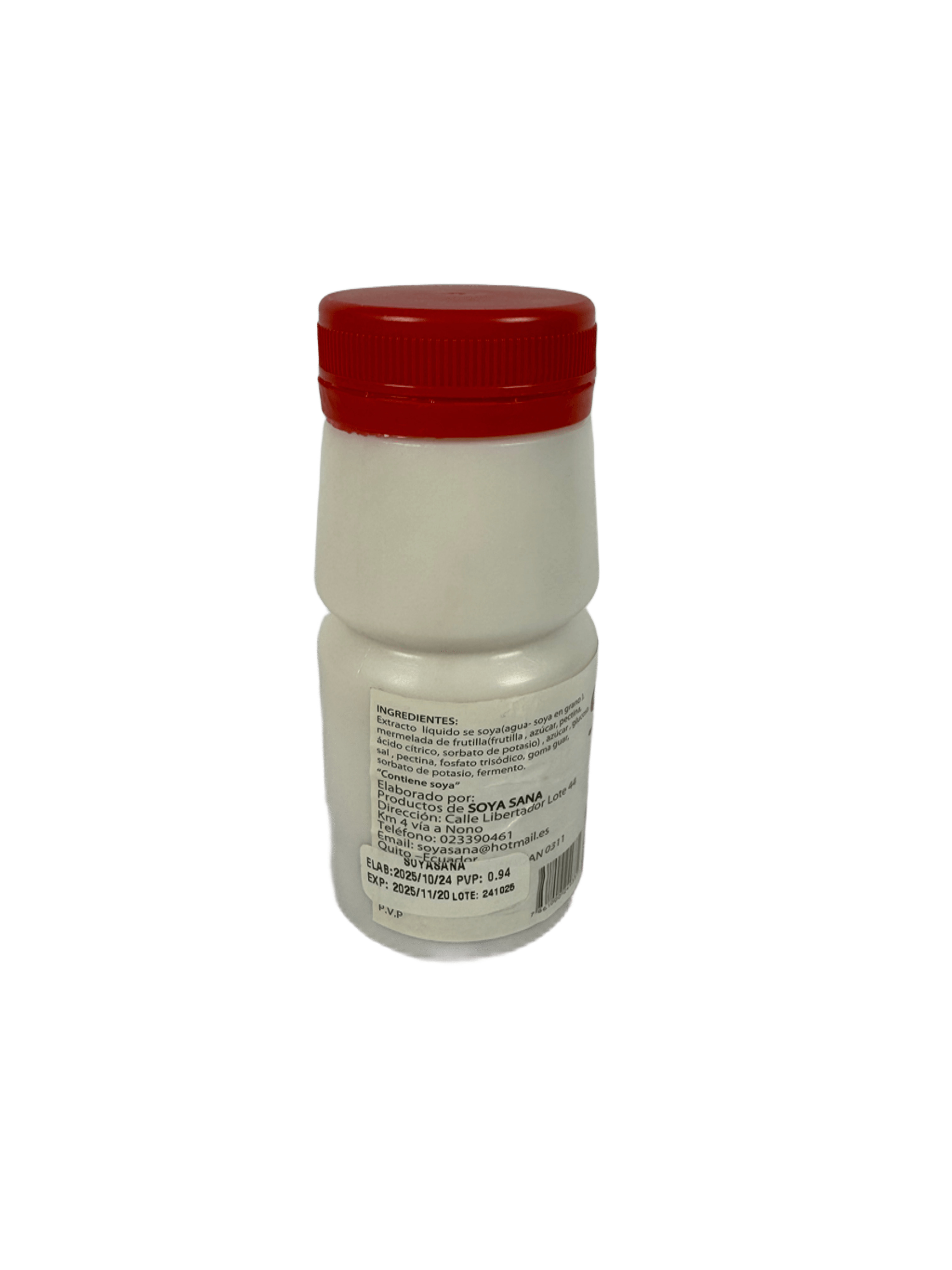 SOYGURT - Bebida fermentada de soya con frutilla