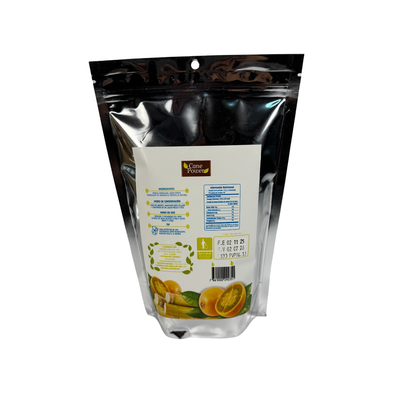 CANE POWER - Naranjilla panela