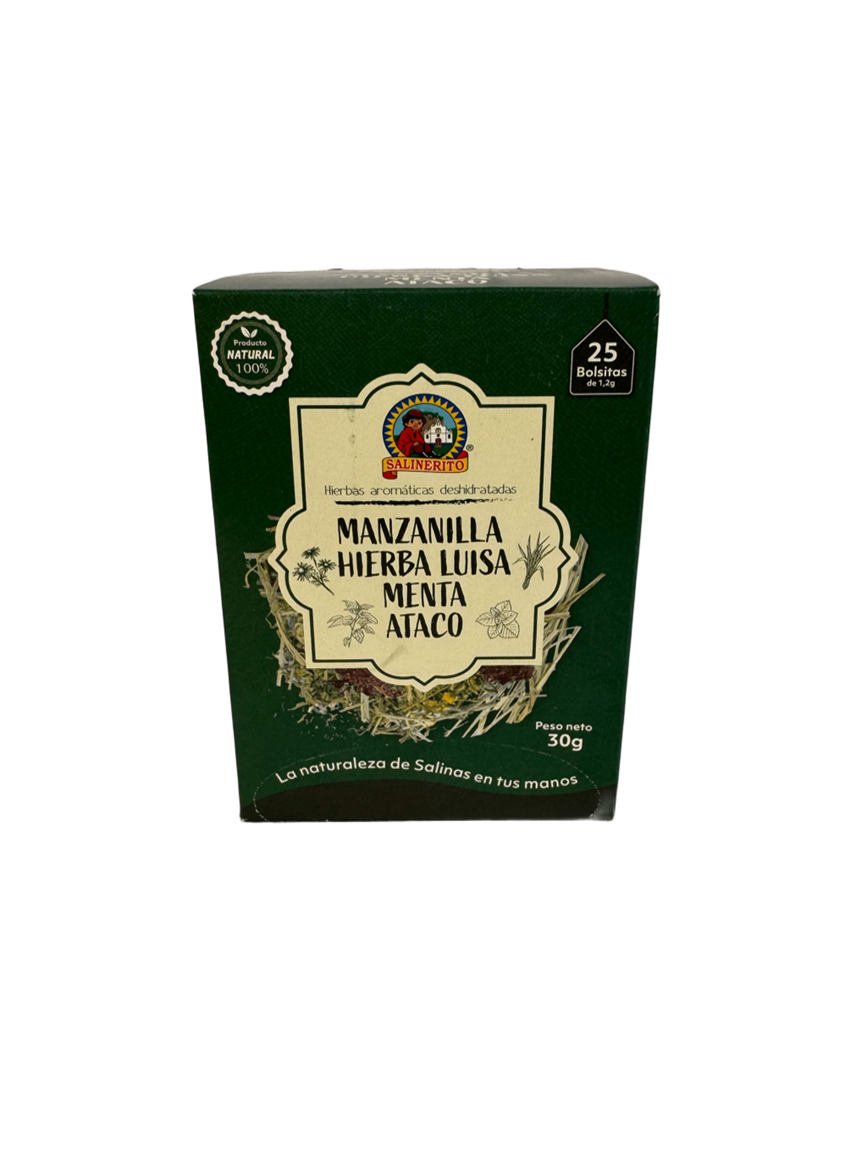 SALINERITO - Té de manzanilla, hierba luisa, menta y ataco