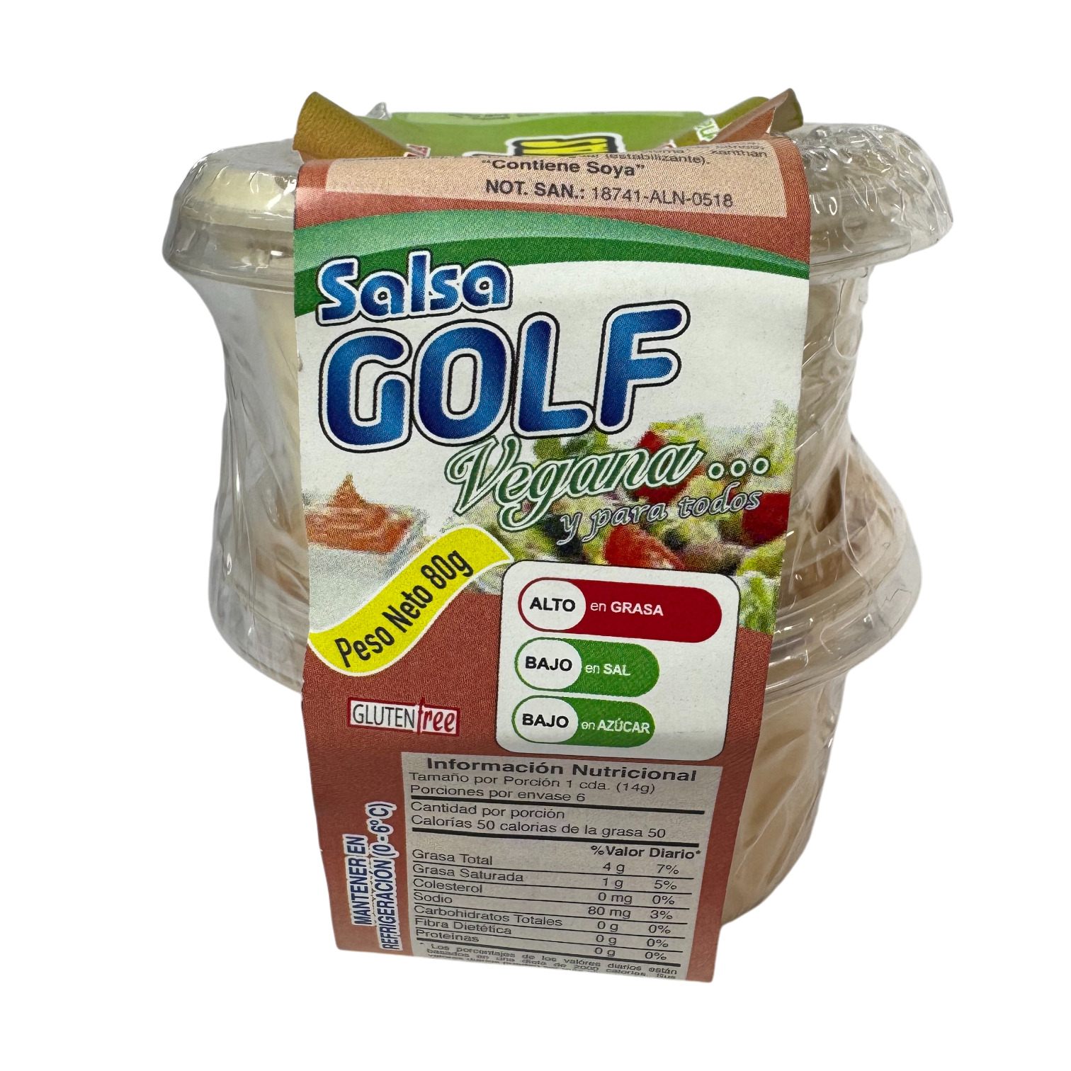 SOYA SANA - Aderezo de golf vegana y tradicional
