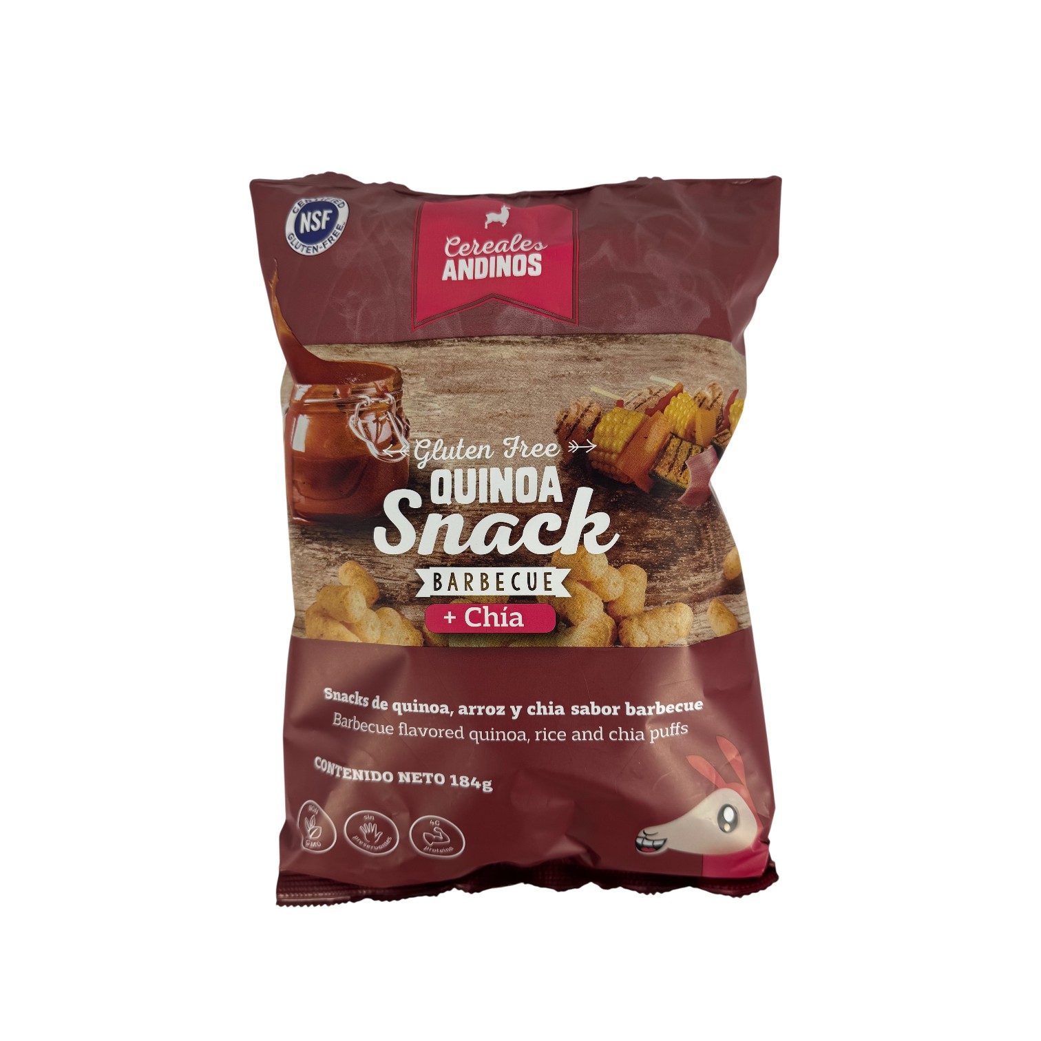 CEREALES ANDINOS -Snack barbecue quinua + chia