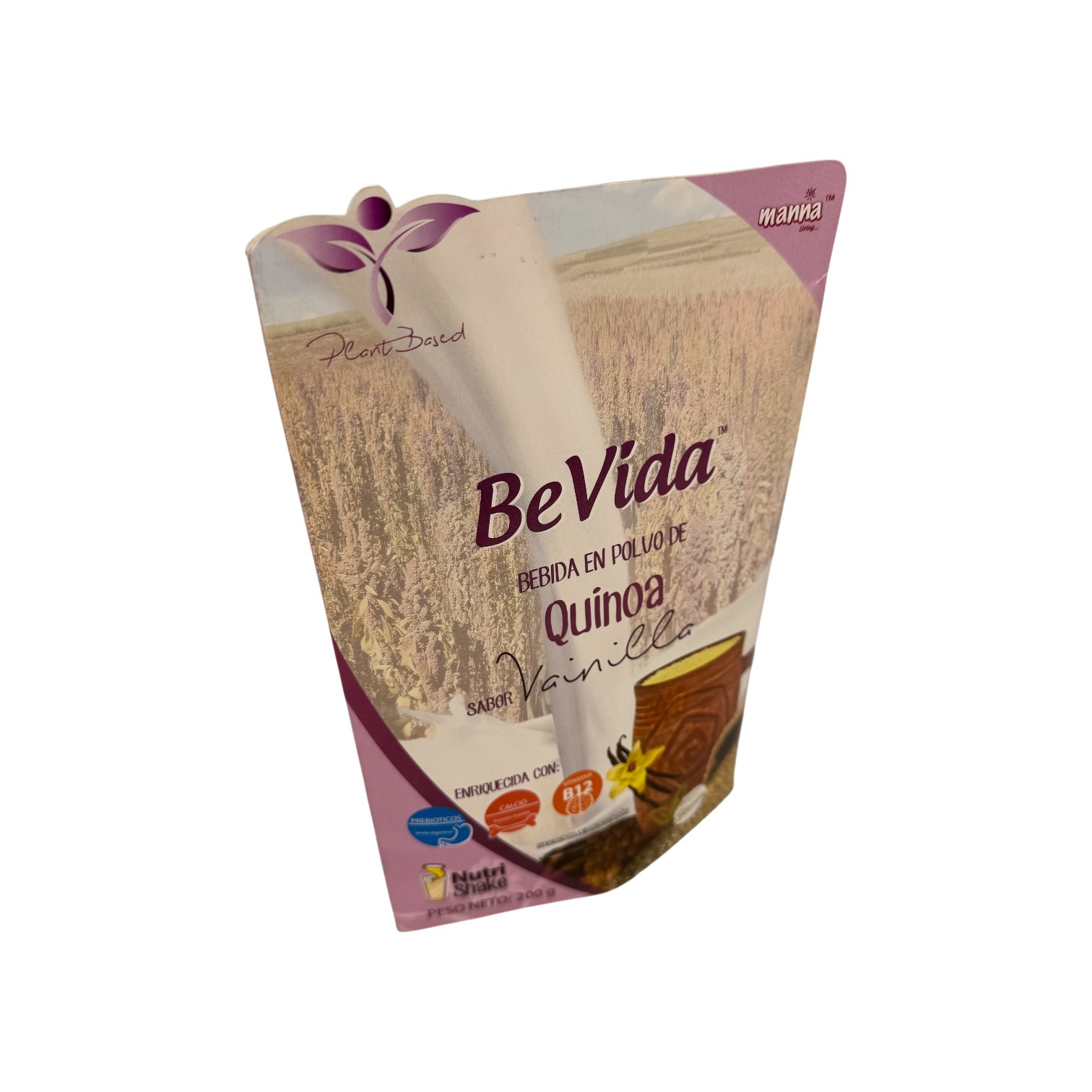BE VIDA - Bebida en polvo de quinua sabor a vainilla