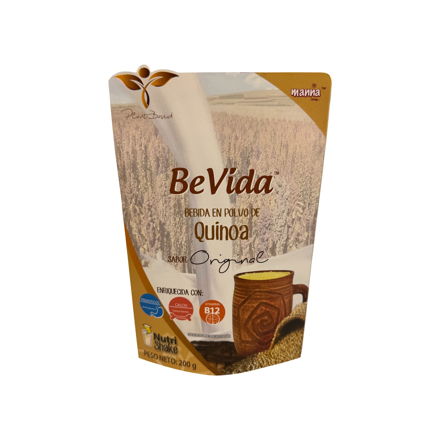 BE VIDA - Bebida en polvo de quinua sabor original