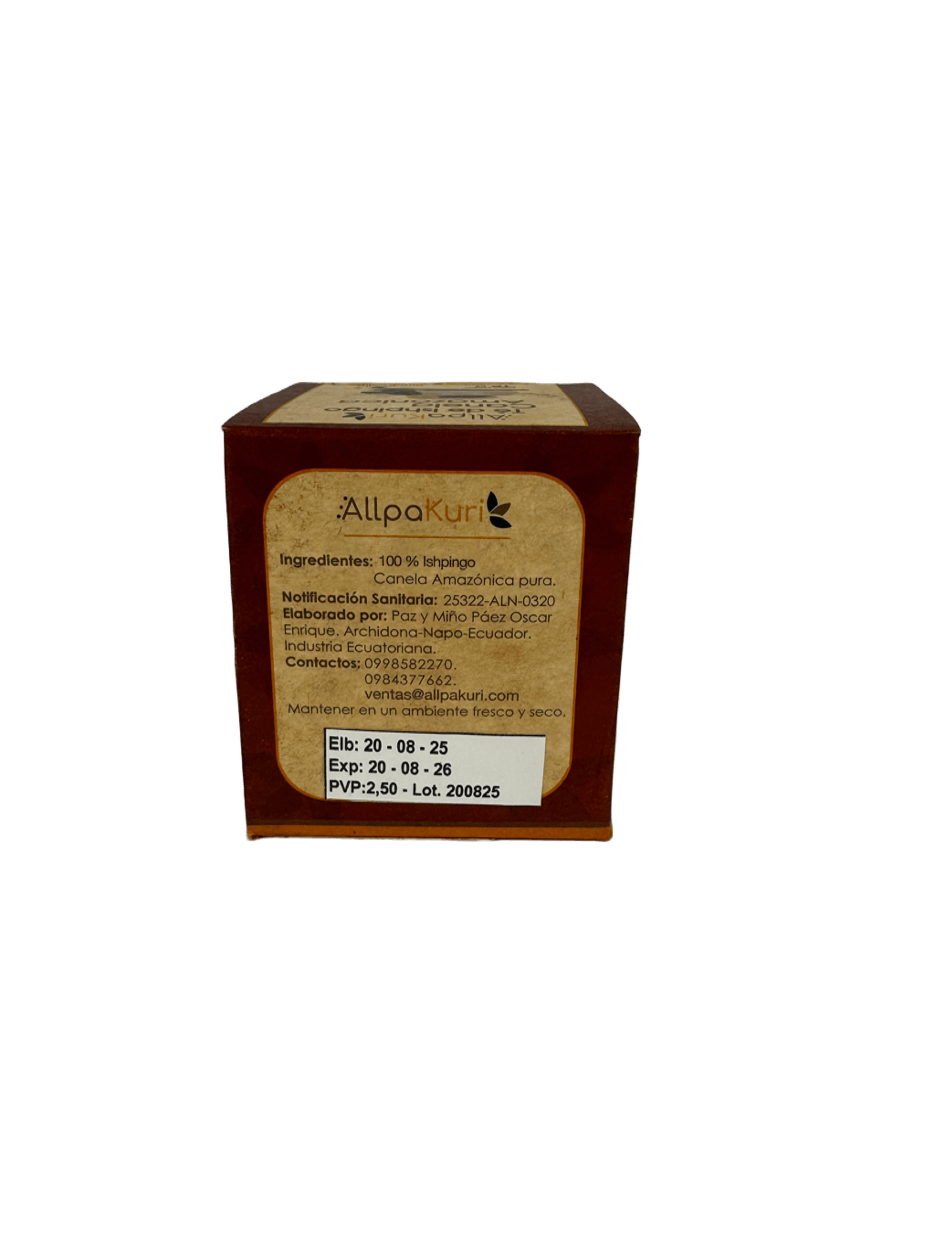ALLPAKURI - Té de ishpingo, canela amazónica