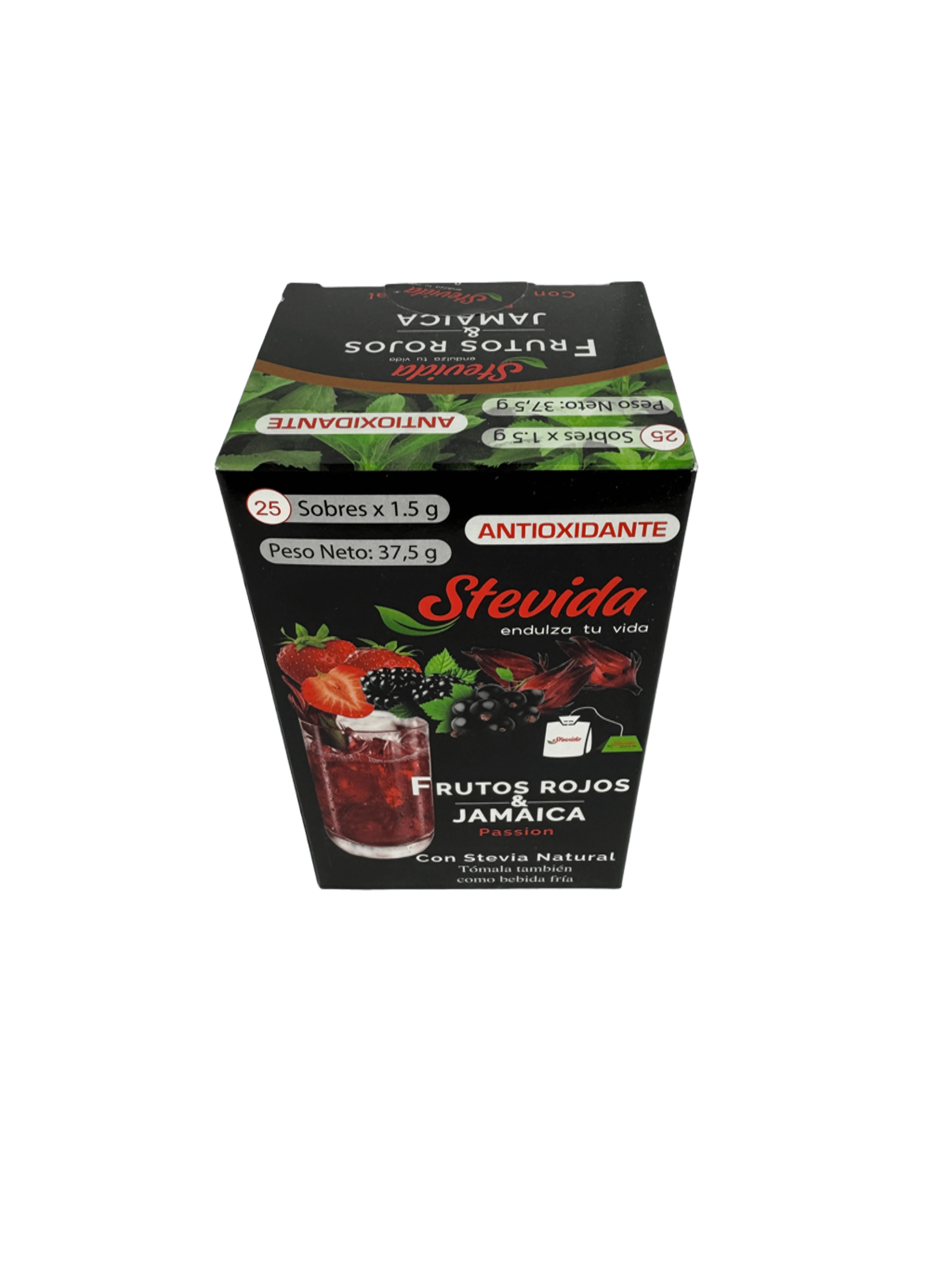 STEVIDA - Té de frutos rojos y jamaica
