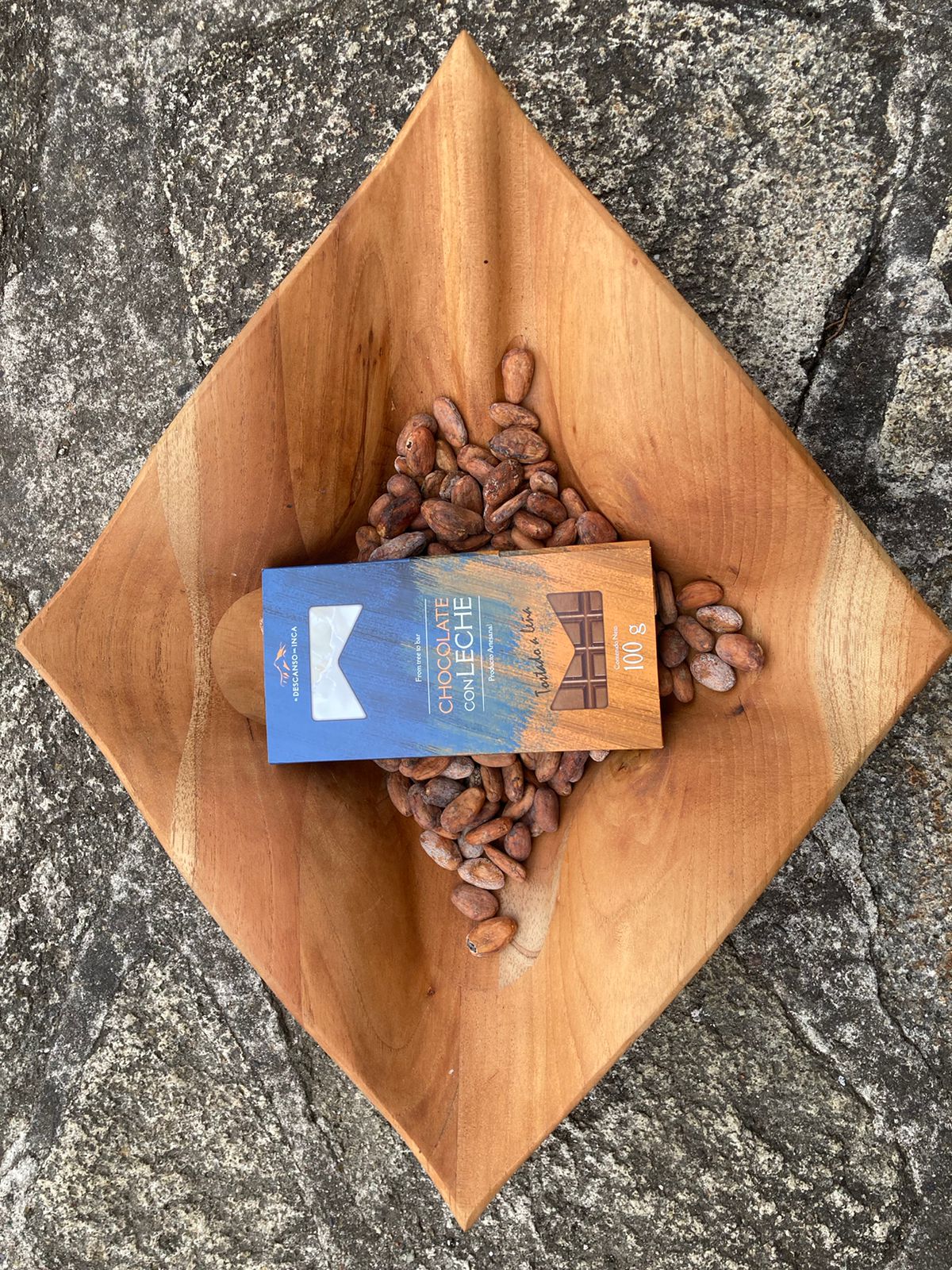 Chocolate de leche, barra de 100 gr.