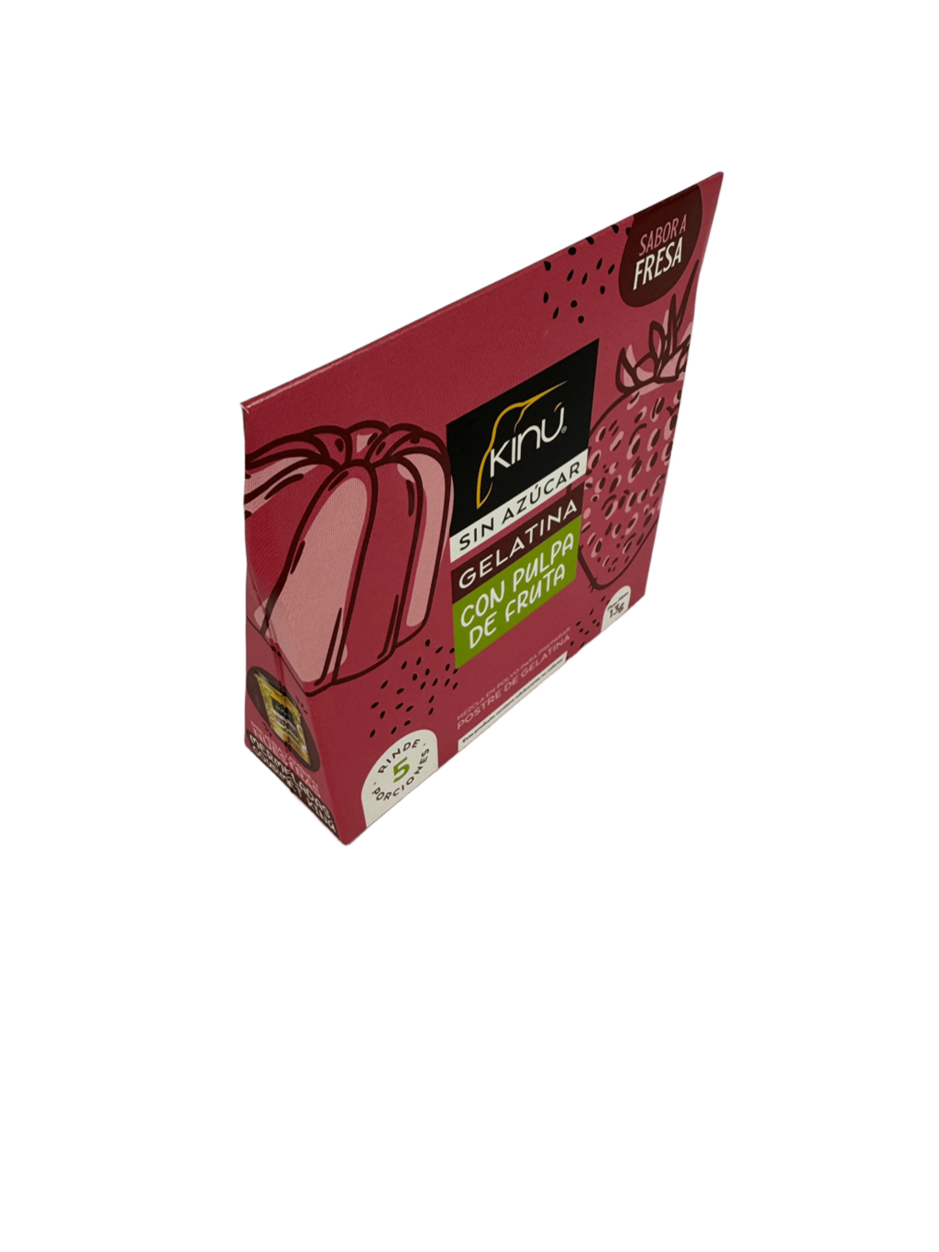 KINU - GELATINA de fresa con pulpa de fruta