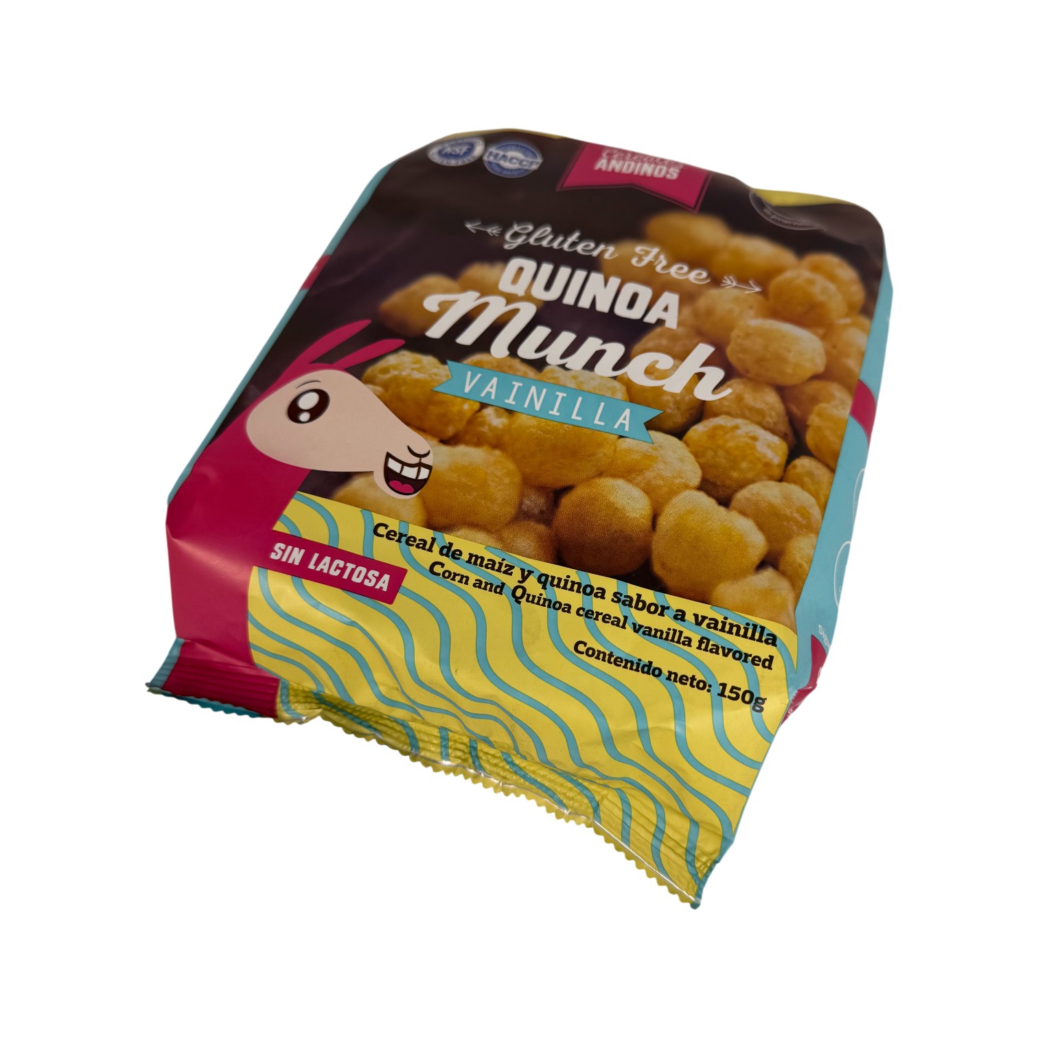 CEREALES ANDINOS - Snack de quinua vainilla
