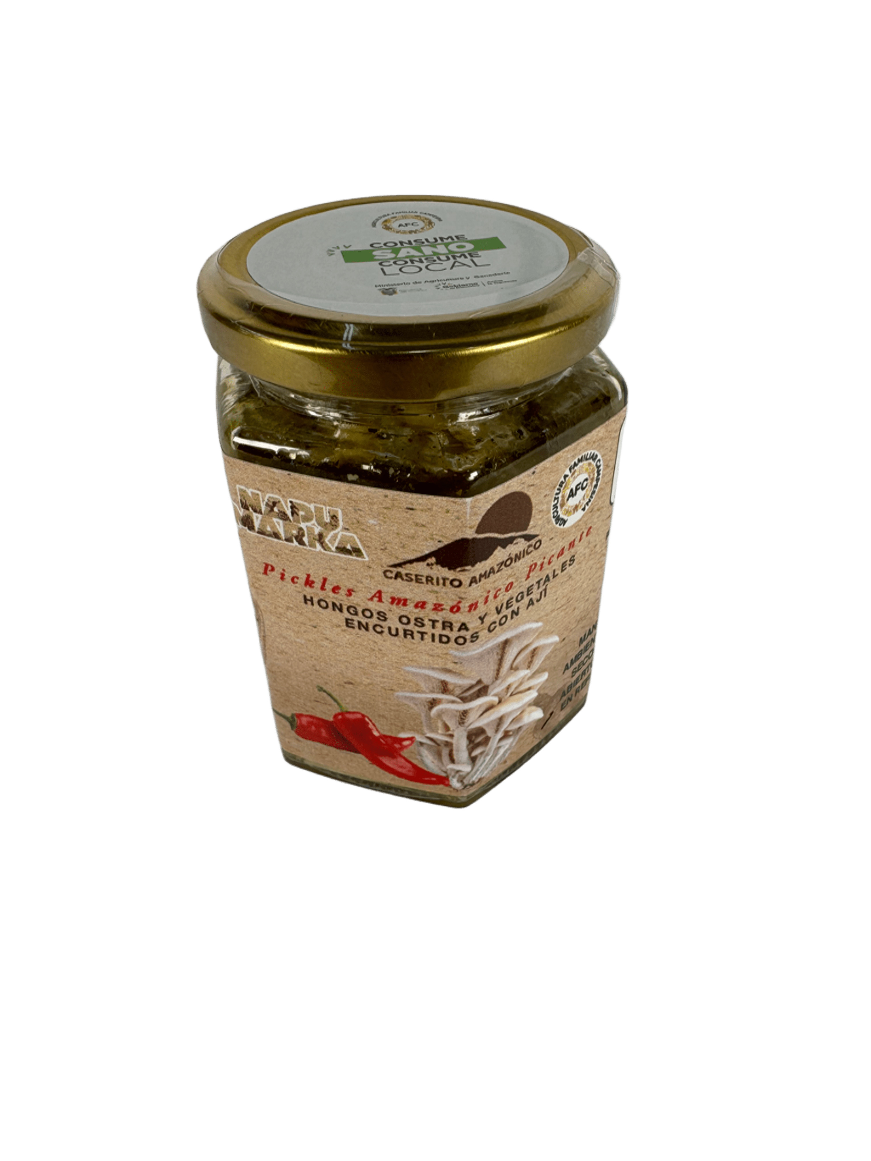 NAPU NARKA\t- Hongos ostra y vegetales encurtidos con ají