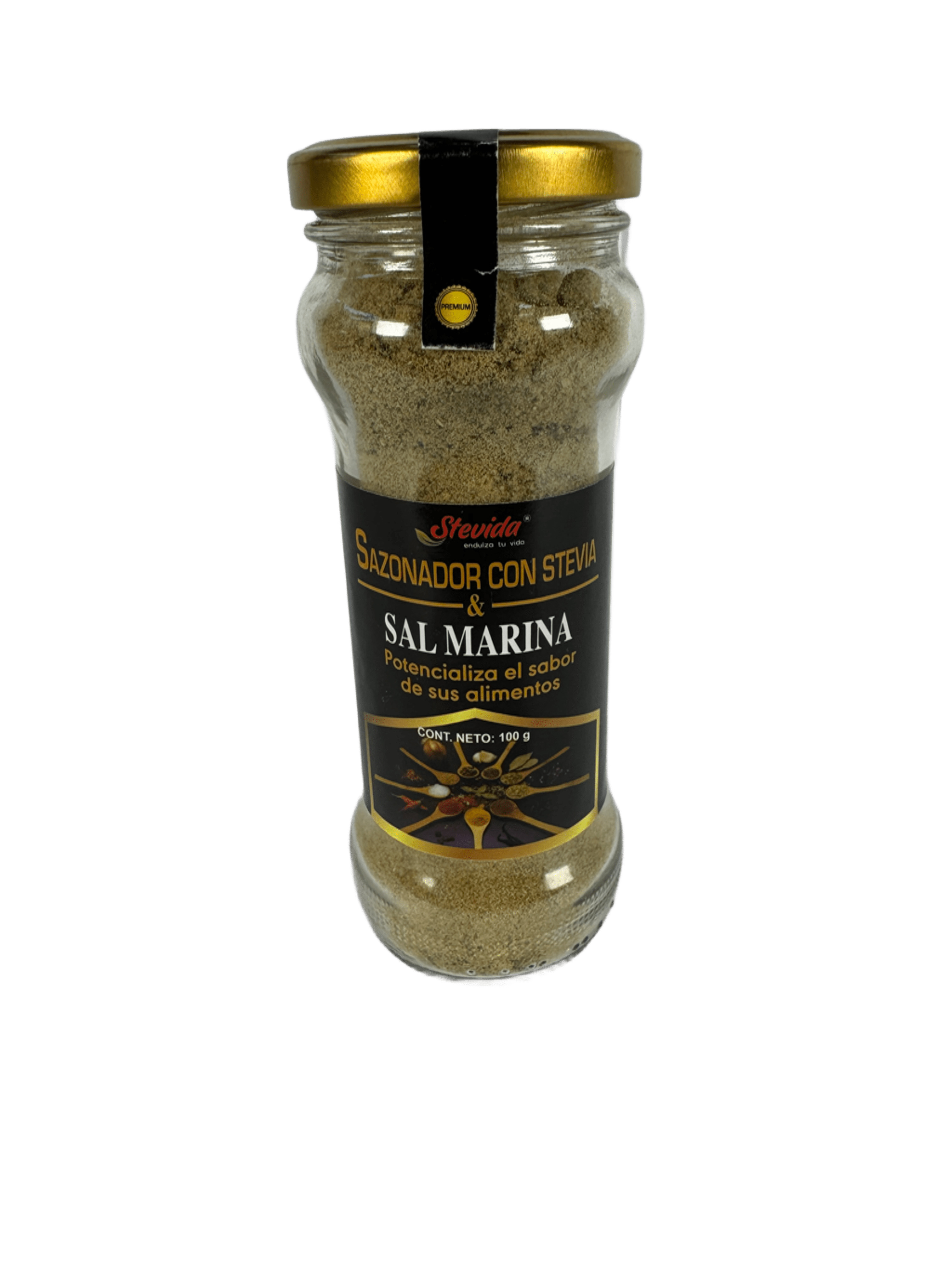 STEVIDA - Sazonador con stevia y sal marinada