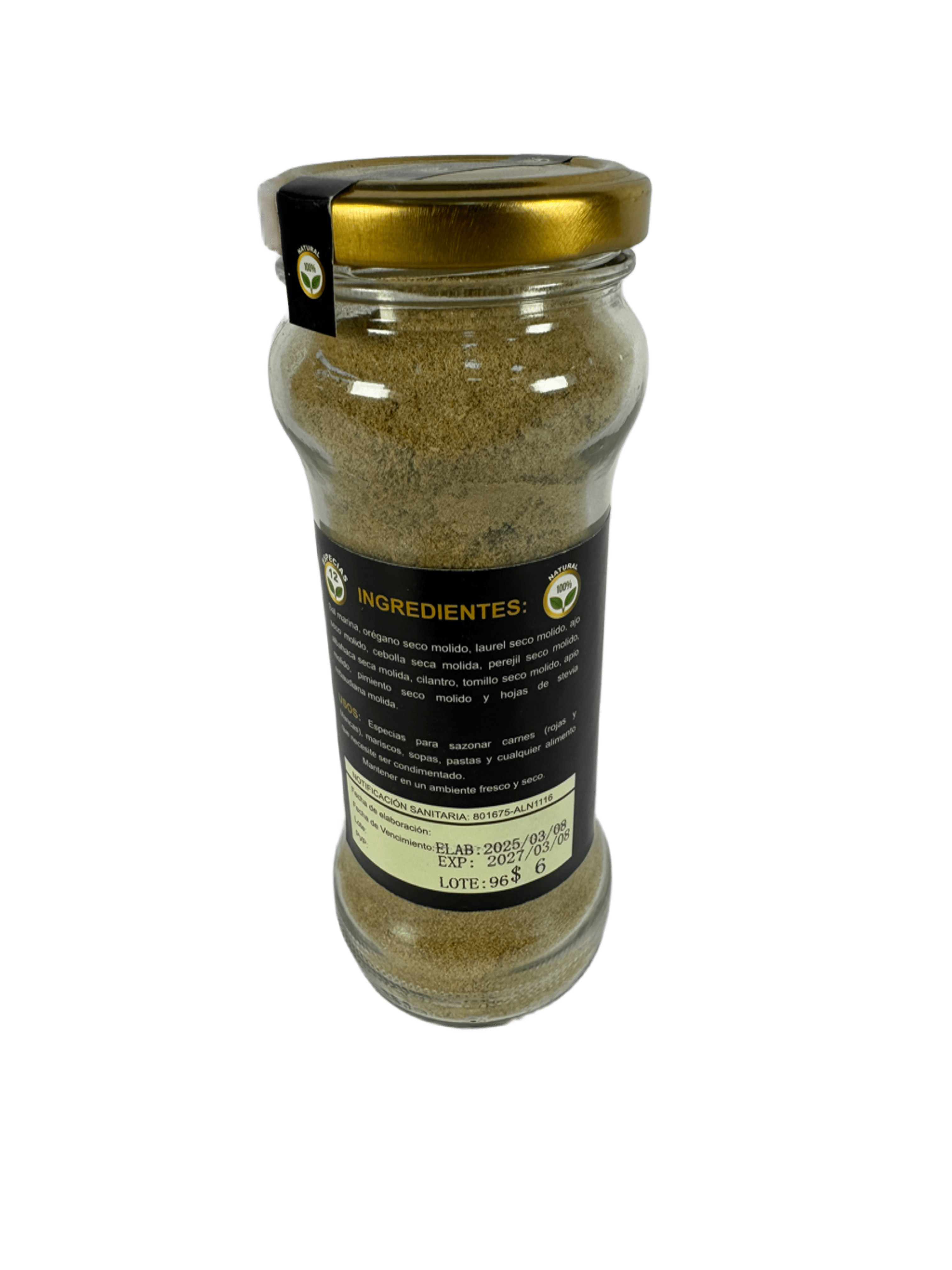 STEVIDA - Sazonador con stevia y sal marinada