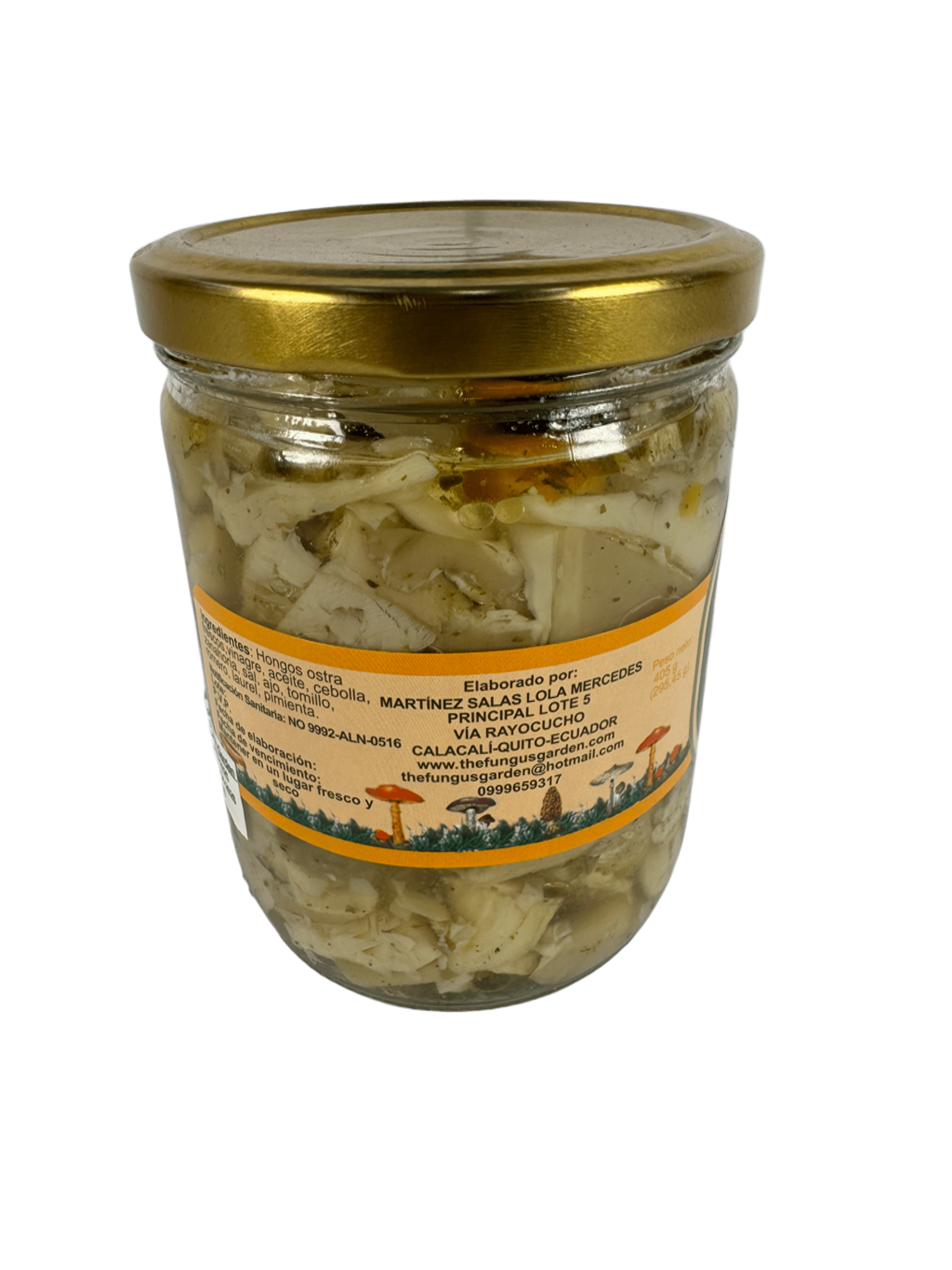THE FUNGUS GARDEN - Hongos ostra cortados con escabeche