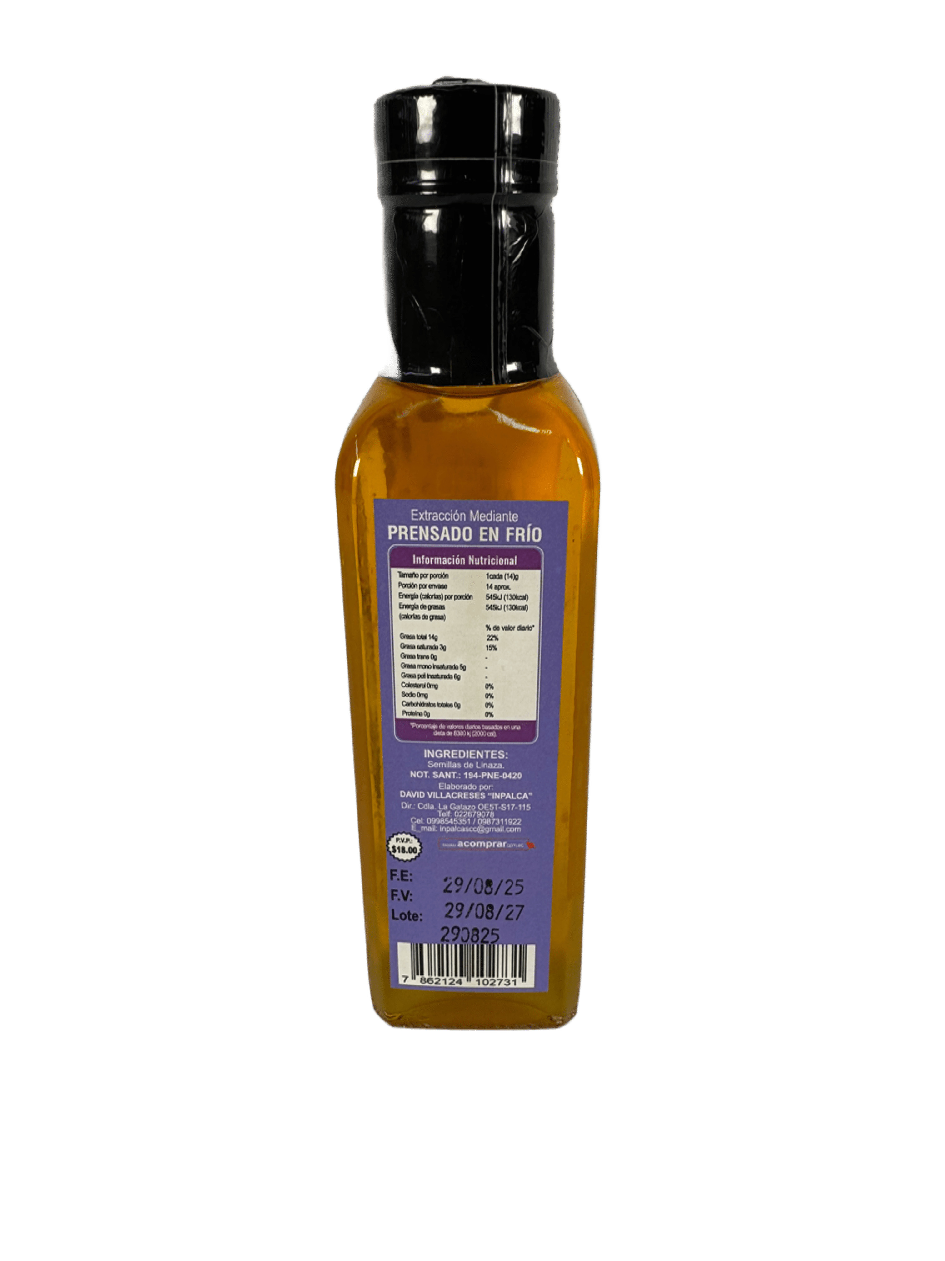 ORO LIQUIDO\t- Aceite comestible de LINAZA