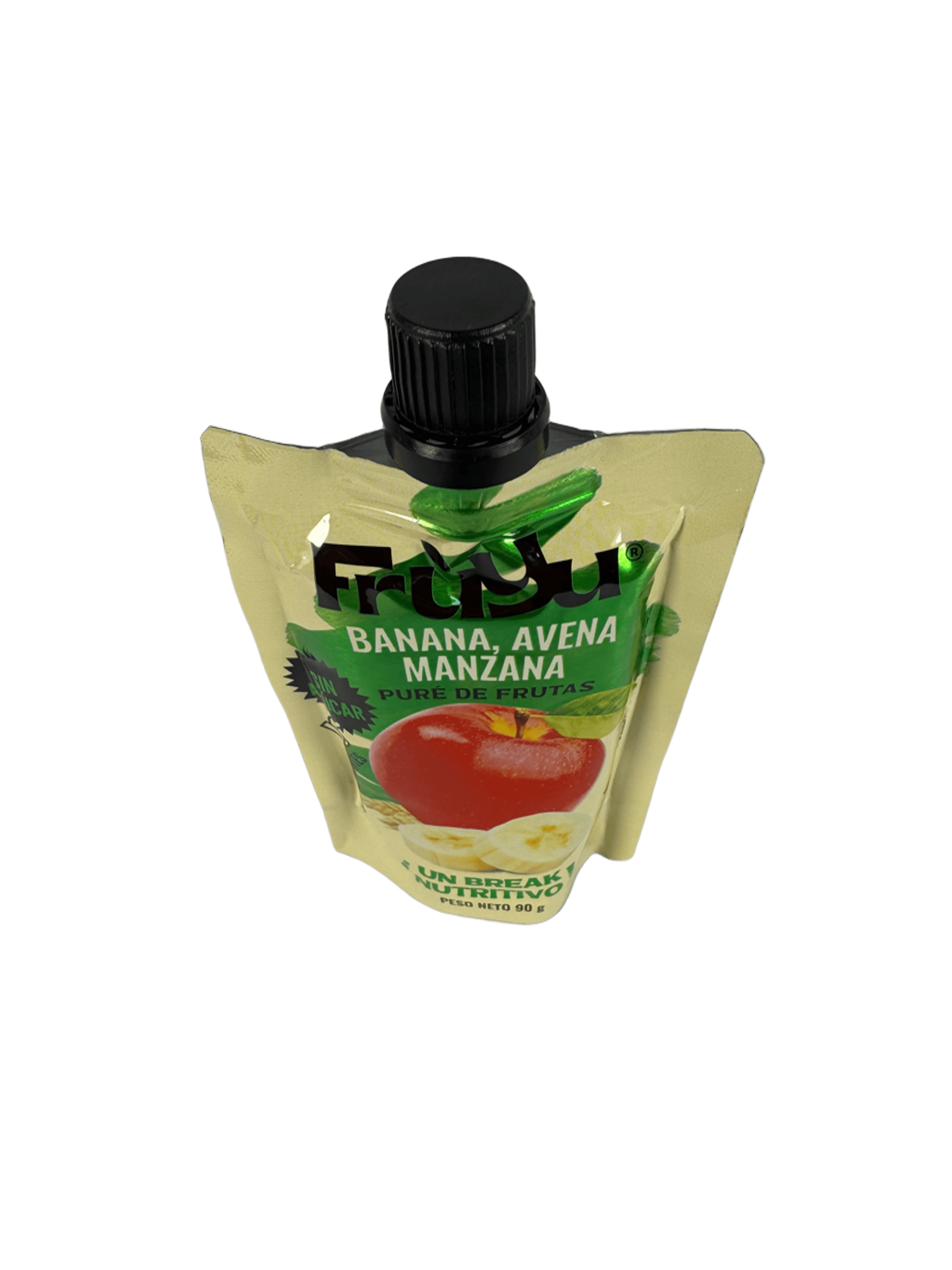 FRUYU - Puré de frutas banana, avena y manzana
