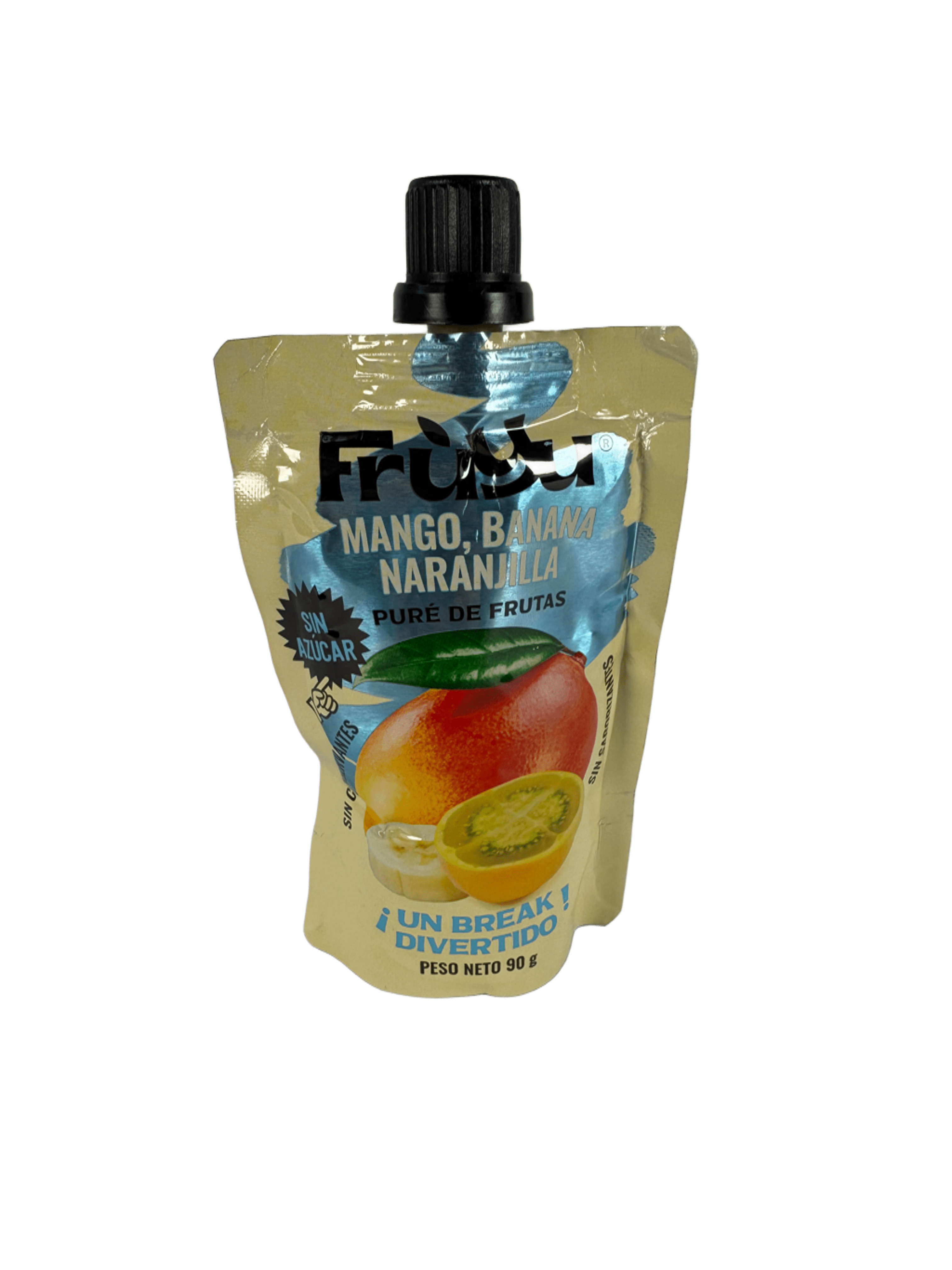 FRUYU - Puré de frutas mango, banana y naranjilla