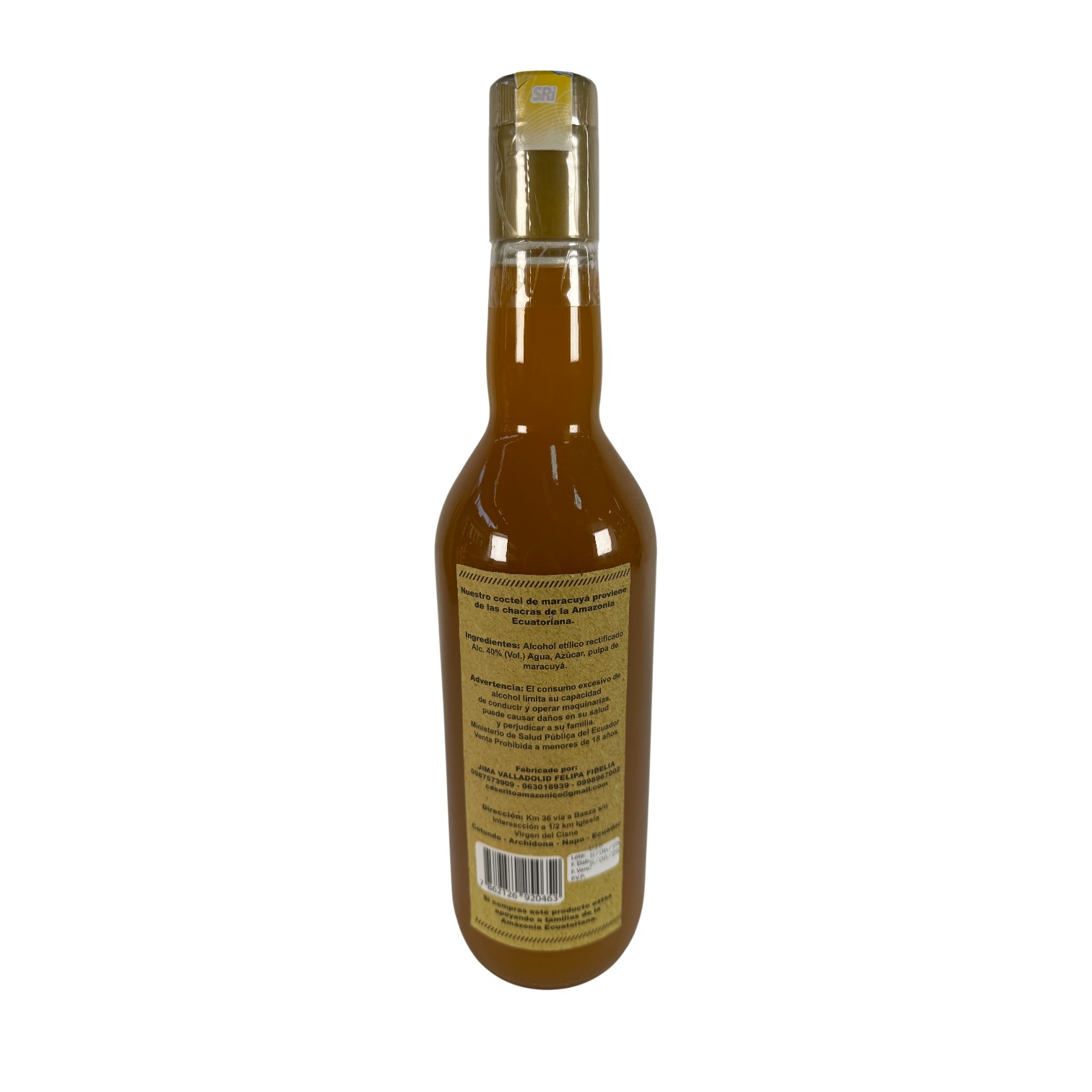 CASERITO AMAZÓNICO - Coctel cremoso de maracuyá