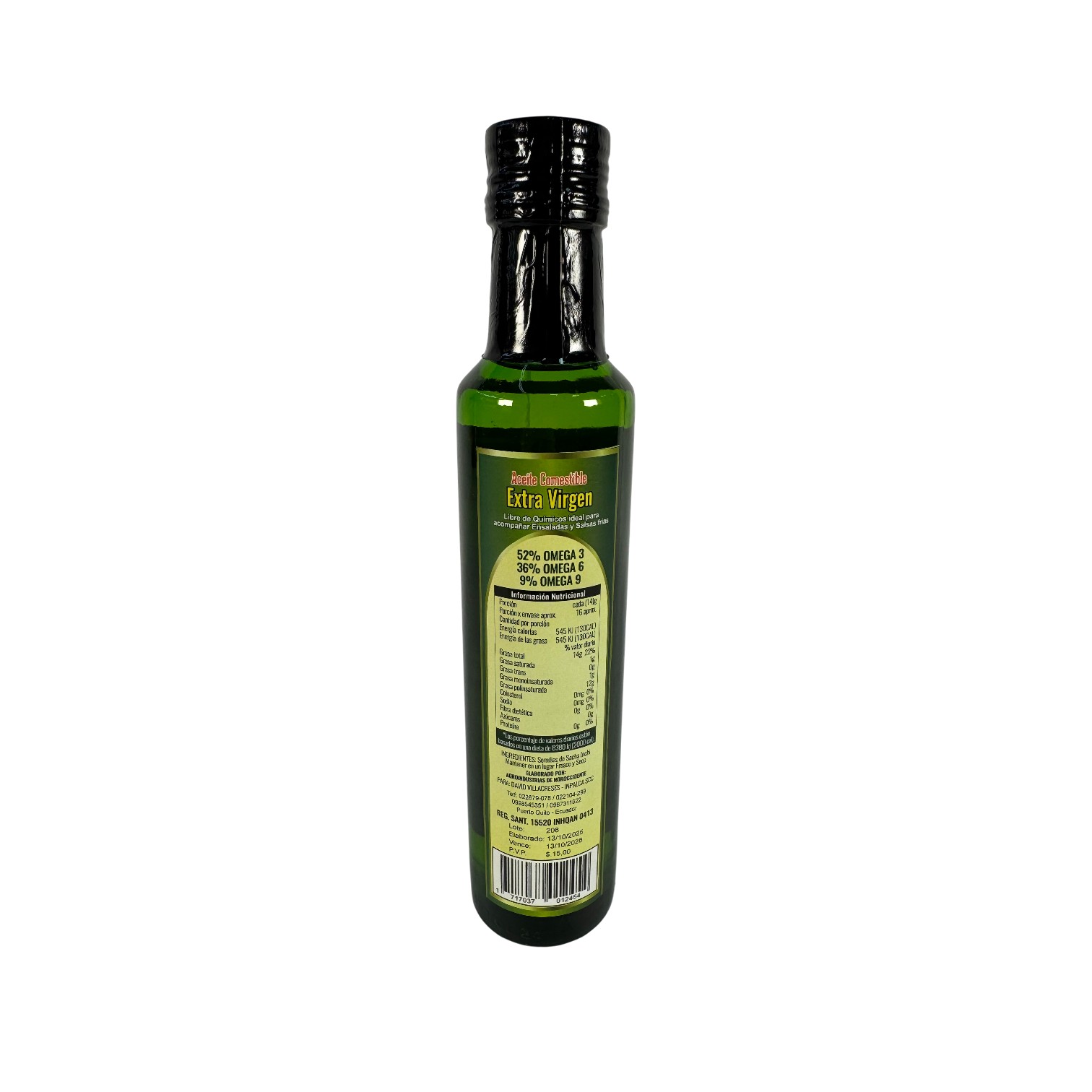 AMAZONAS - Aceite de almendra Sacha Inchi