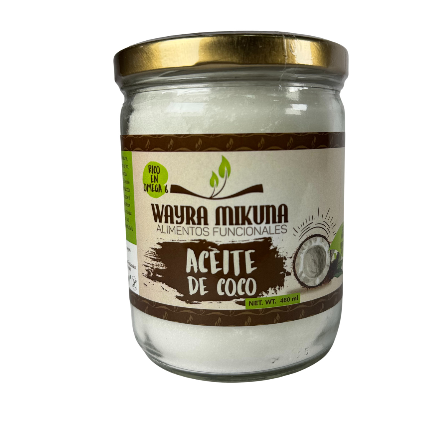 WAYRA MIKUNA - Aceite de coco prensado extra virgen