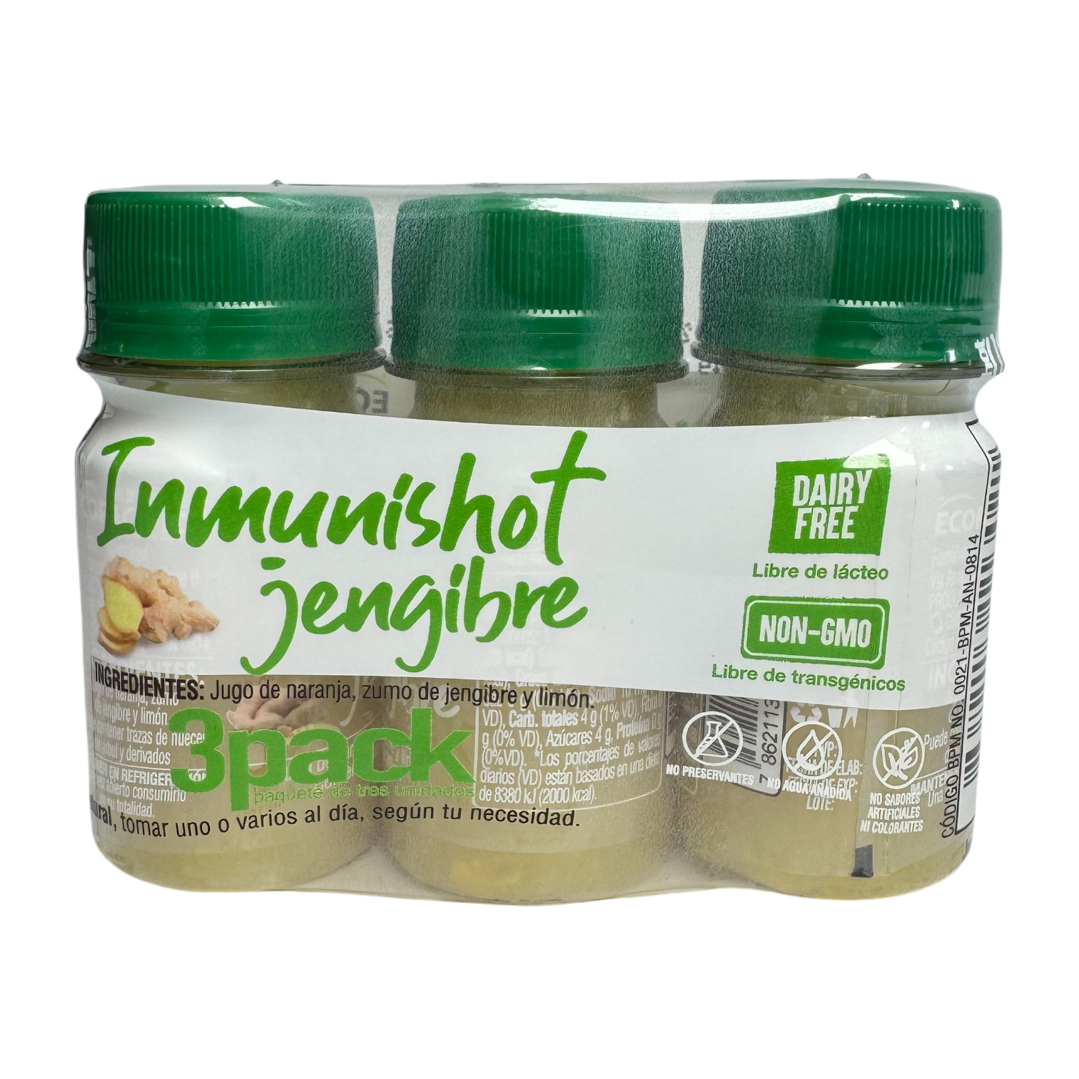 ECOPACIFIC - Inmunishot Jengibre (3pack)