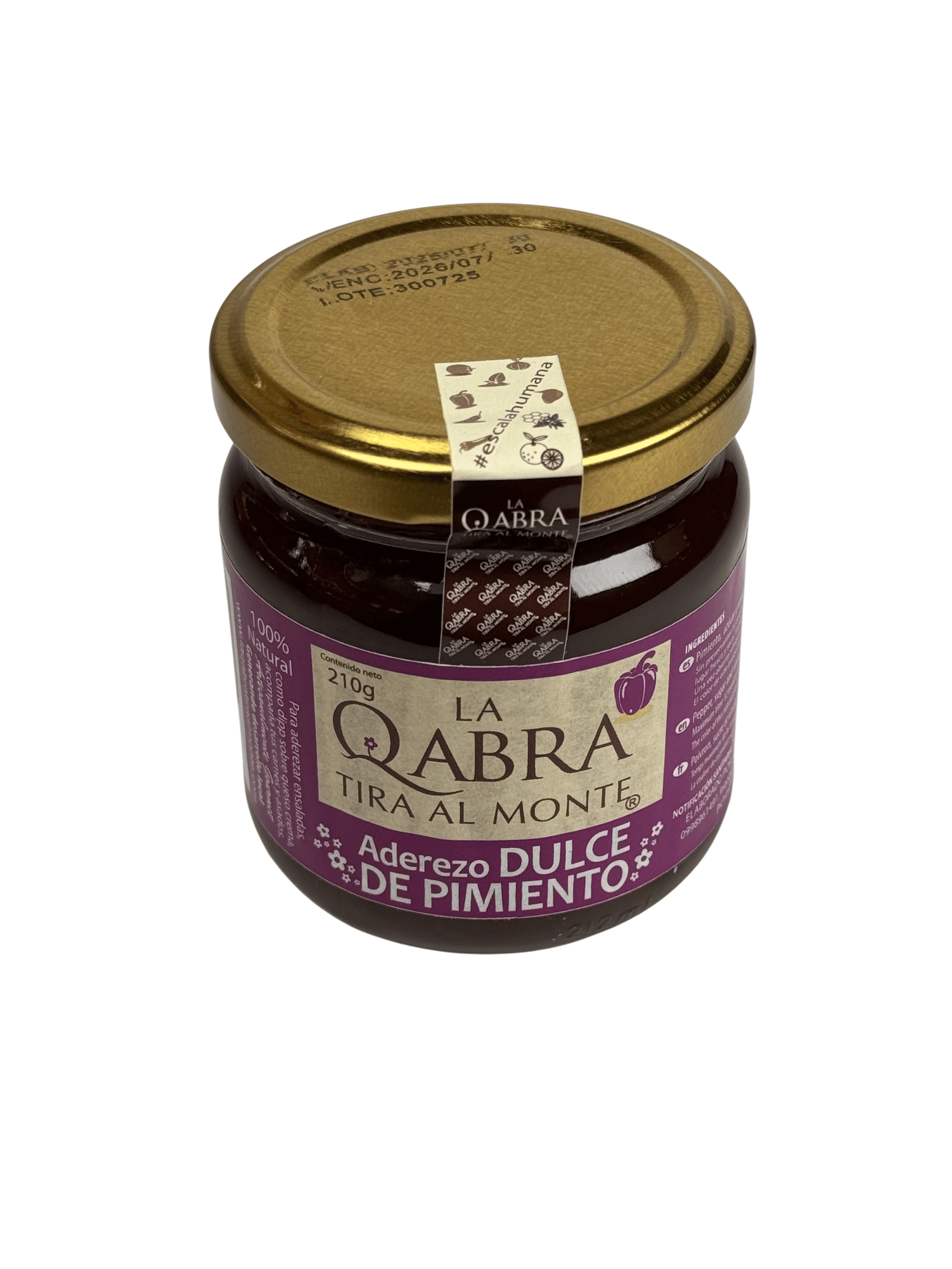 LA QABRA TIRA AL MONTE - Aderezo Dulce de pimiento