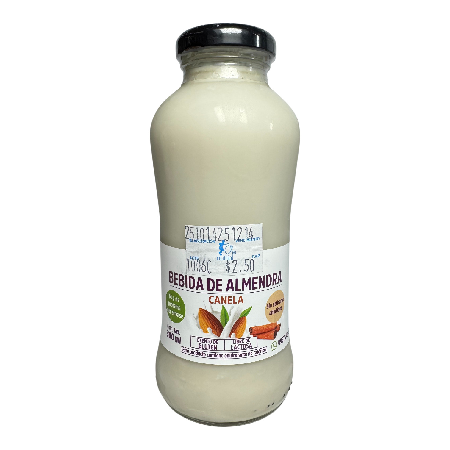 NUTRIAL CÍA. LTDA. - Bebida de almendra con canela