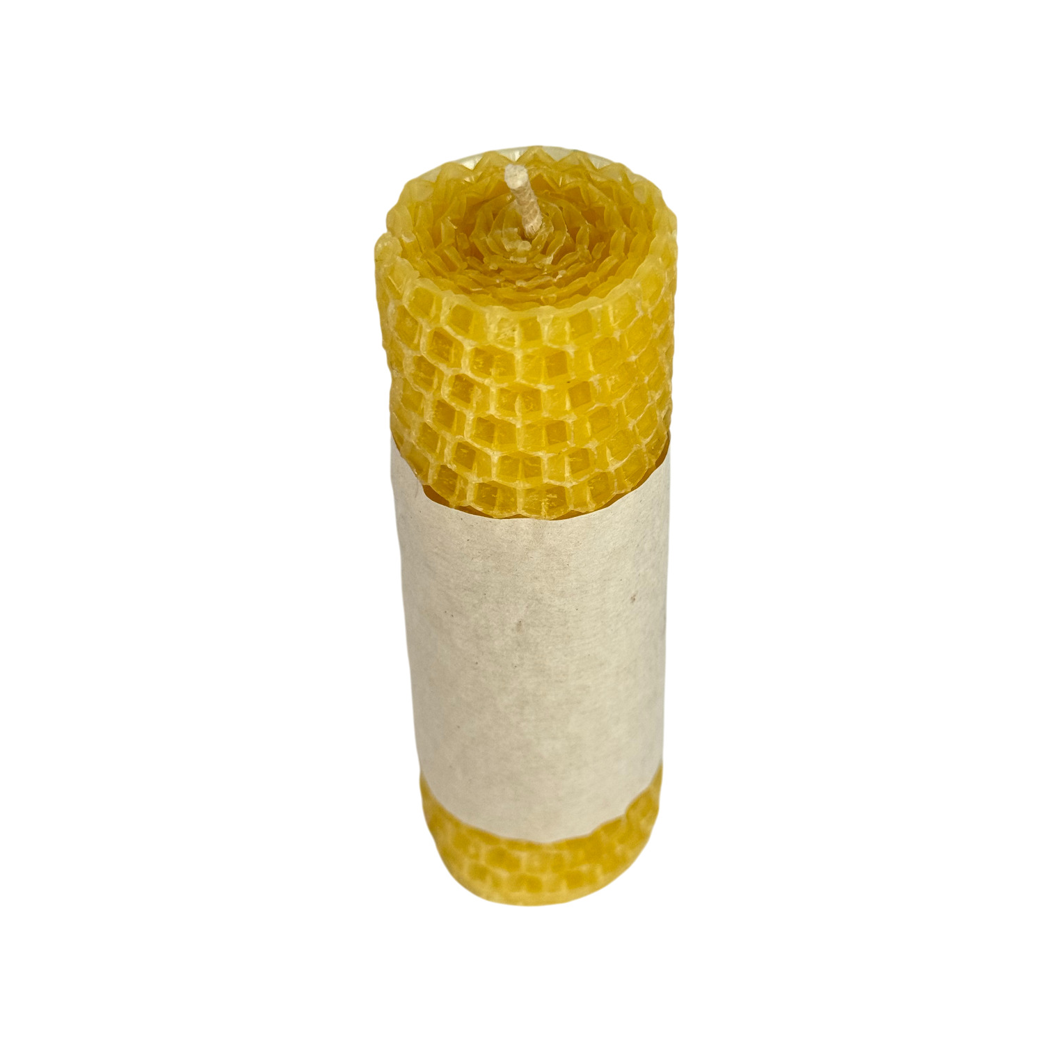 CAMARI - Vela de cera de abeja mediana amarilla