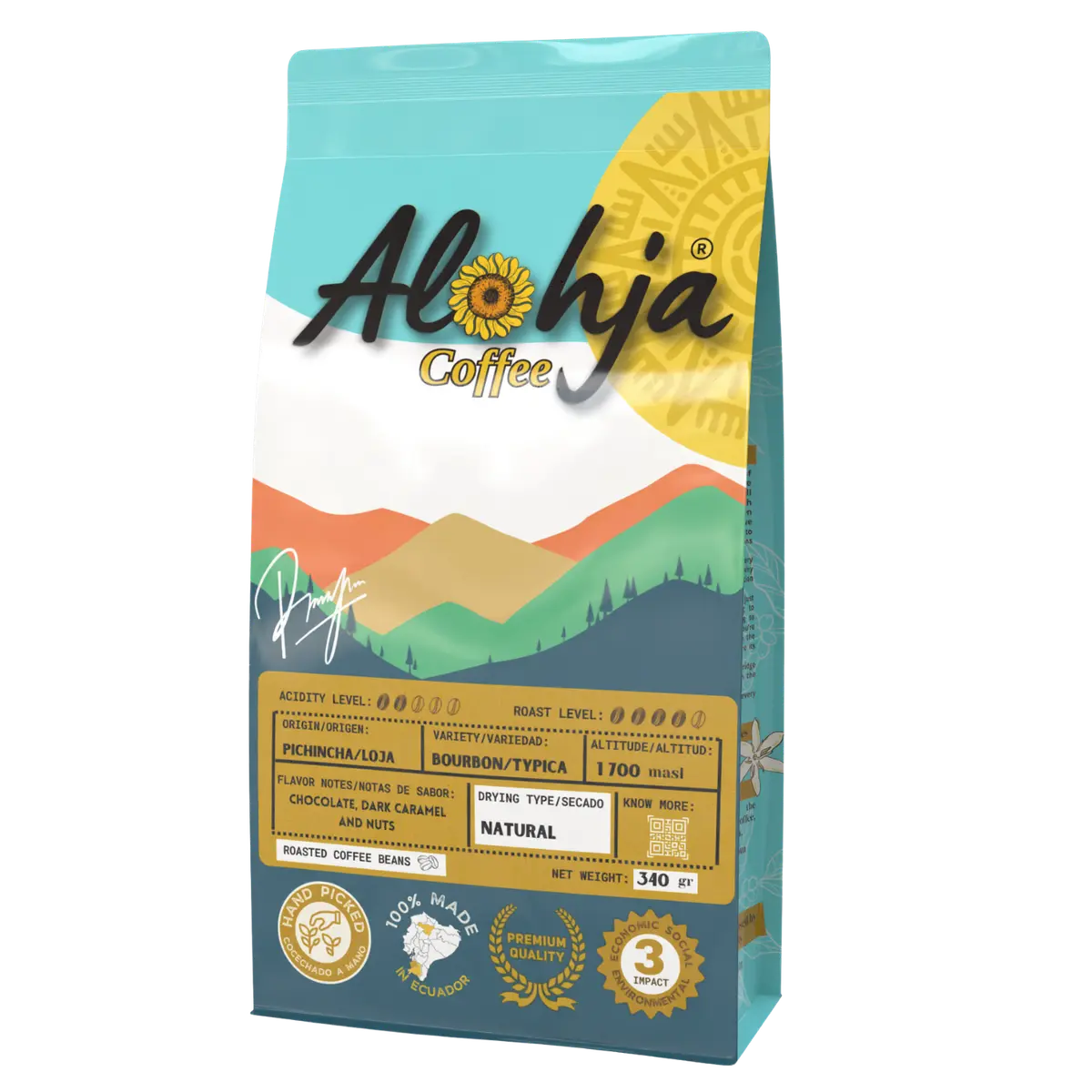 Café Premium - Grano tueste medio oscuro